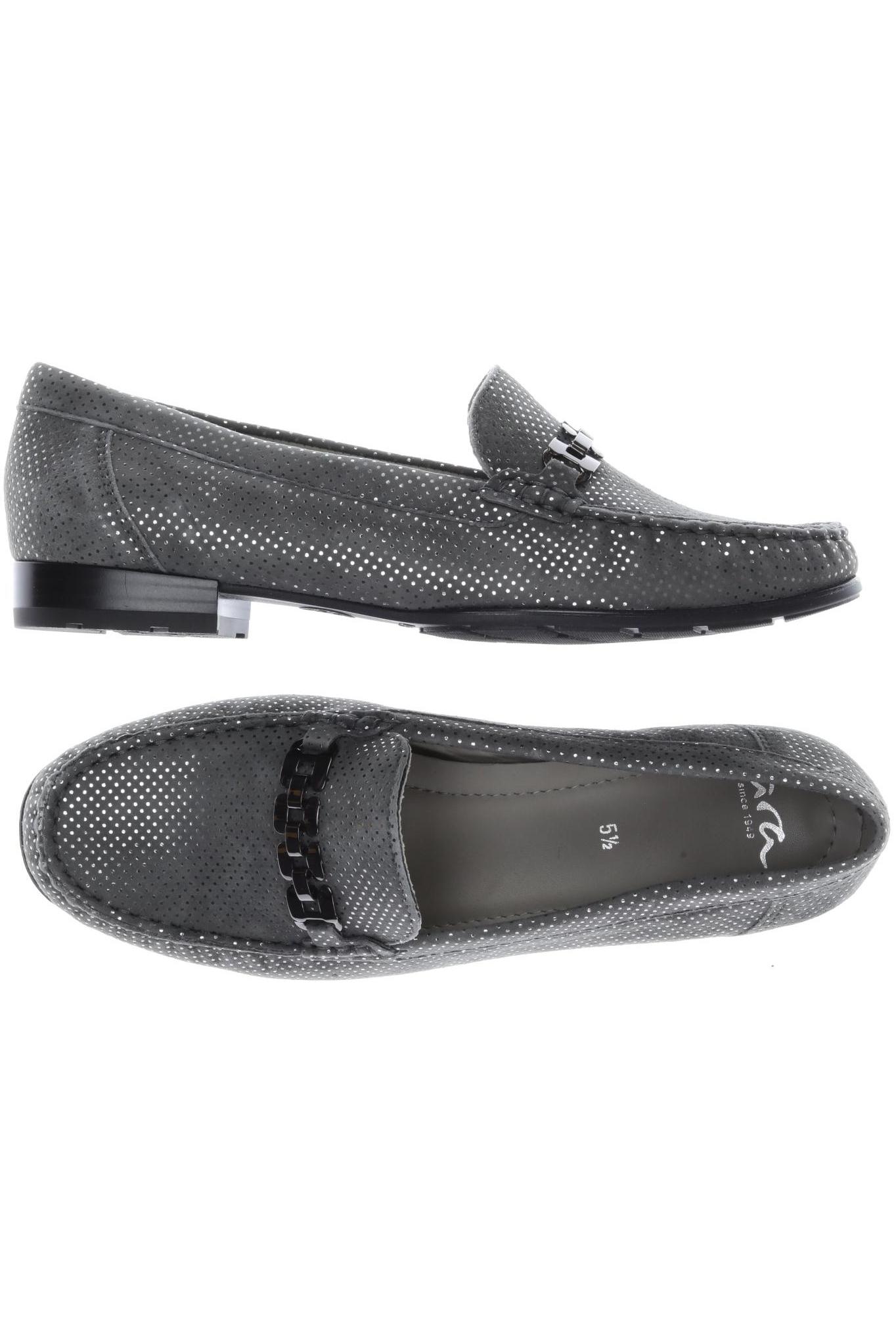 

Ara Damen Halbschuh, grau, Gr. 38.5