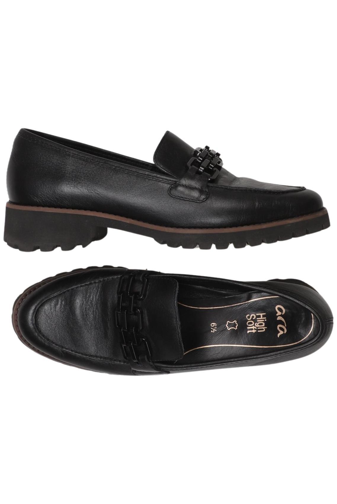 

Ara Damen Halbschuh, schwarz, Gr. 6.5