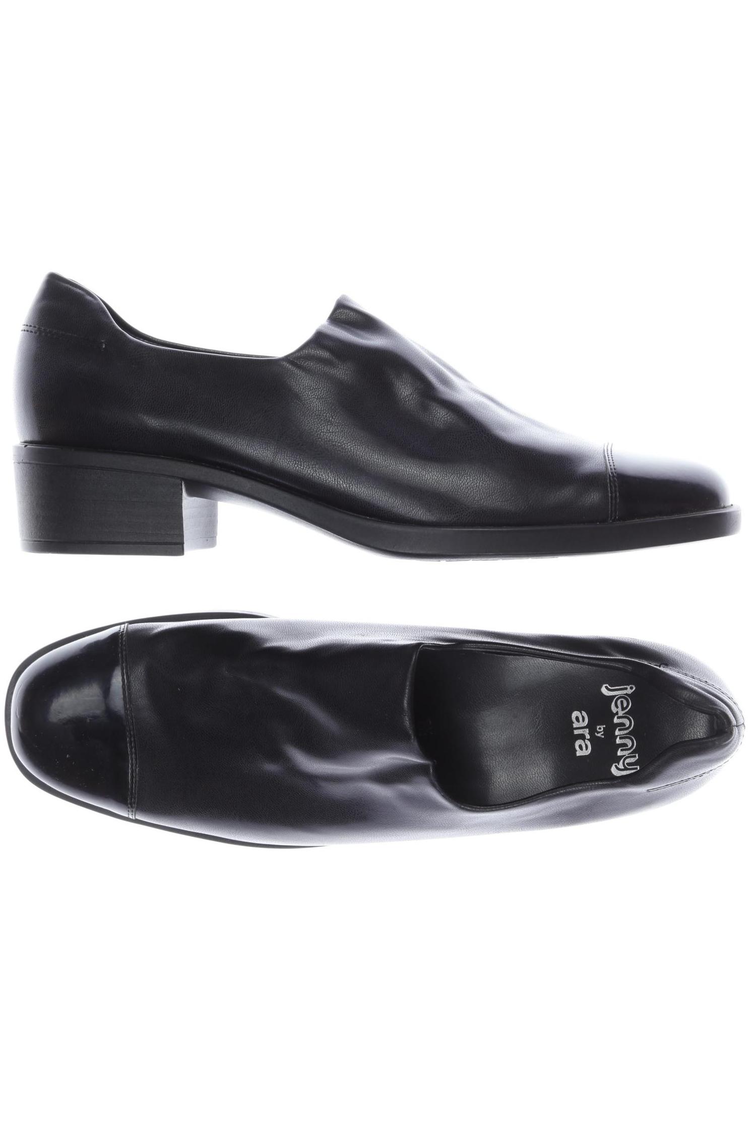 

Ara Damen Halbschuh, schwarz, Gr. 7.5