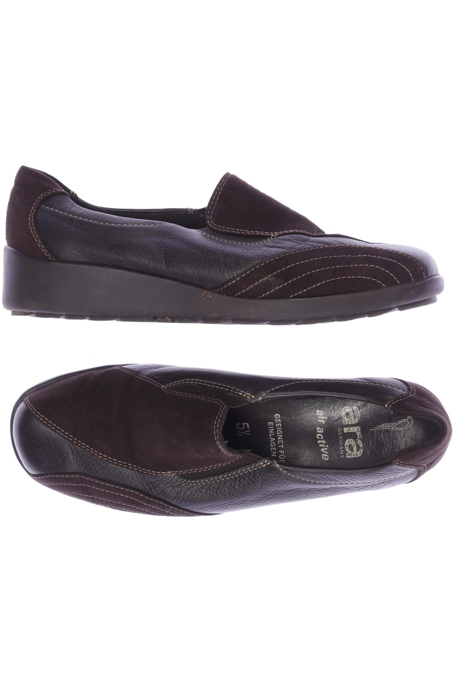 

Ara Damen Halbschuh, braun, Gr. 5.5