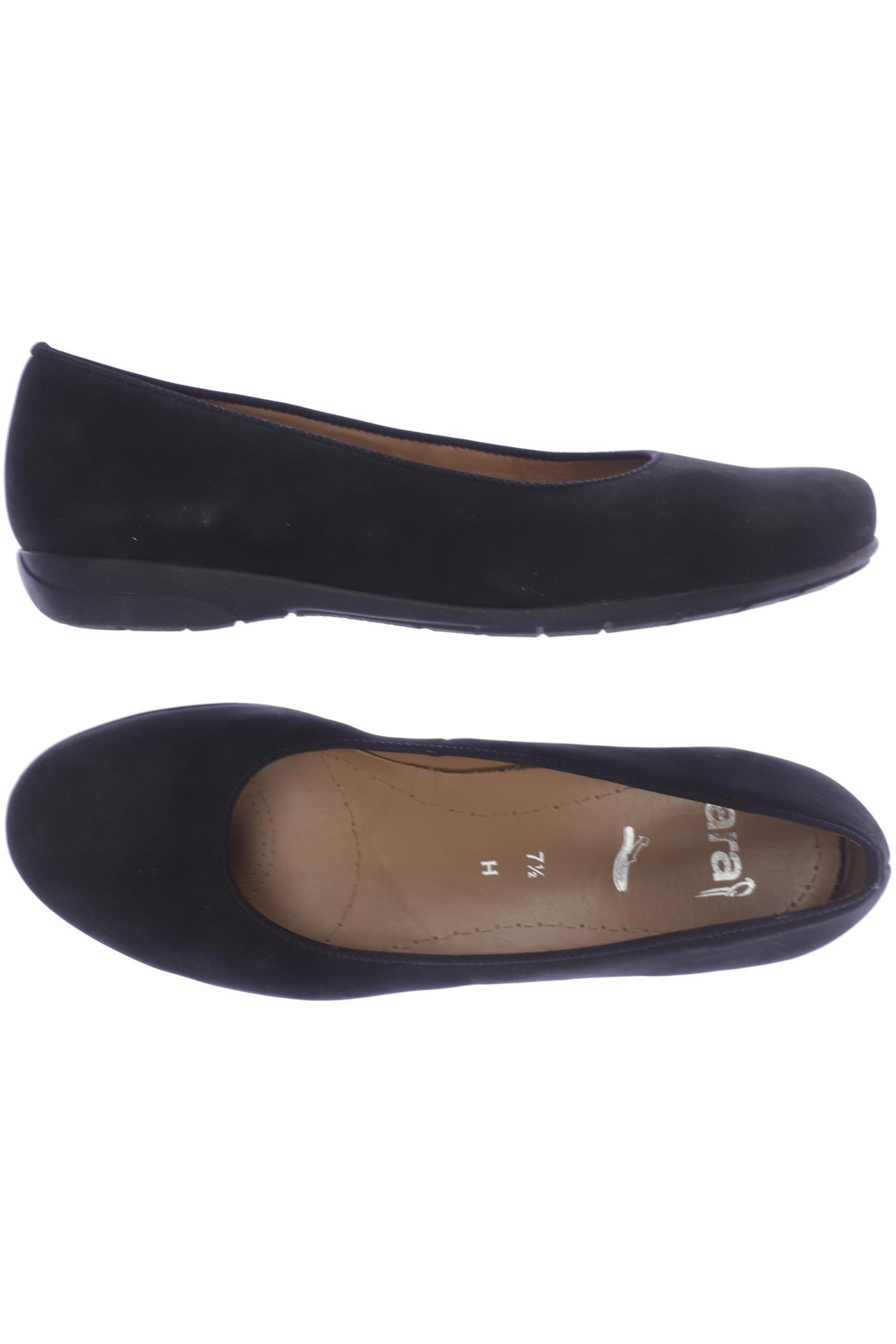 

Ara Damen Halbschuh, schwarz, Gr. 7.5