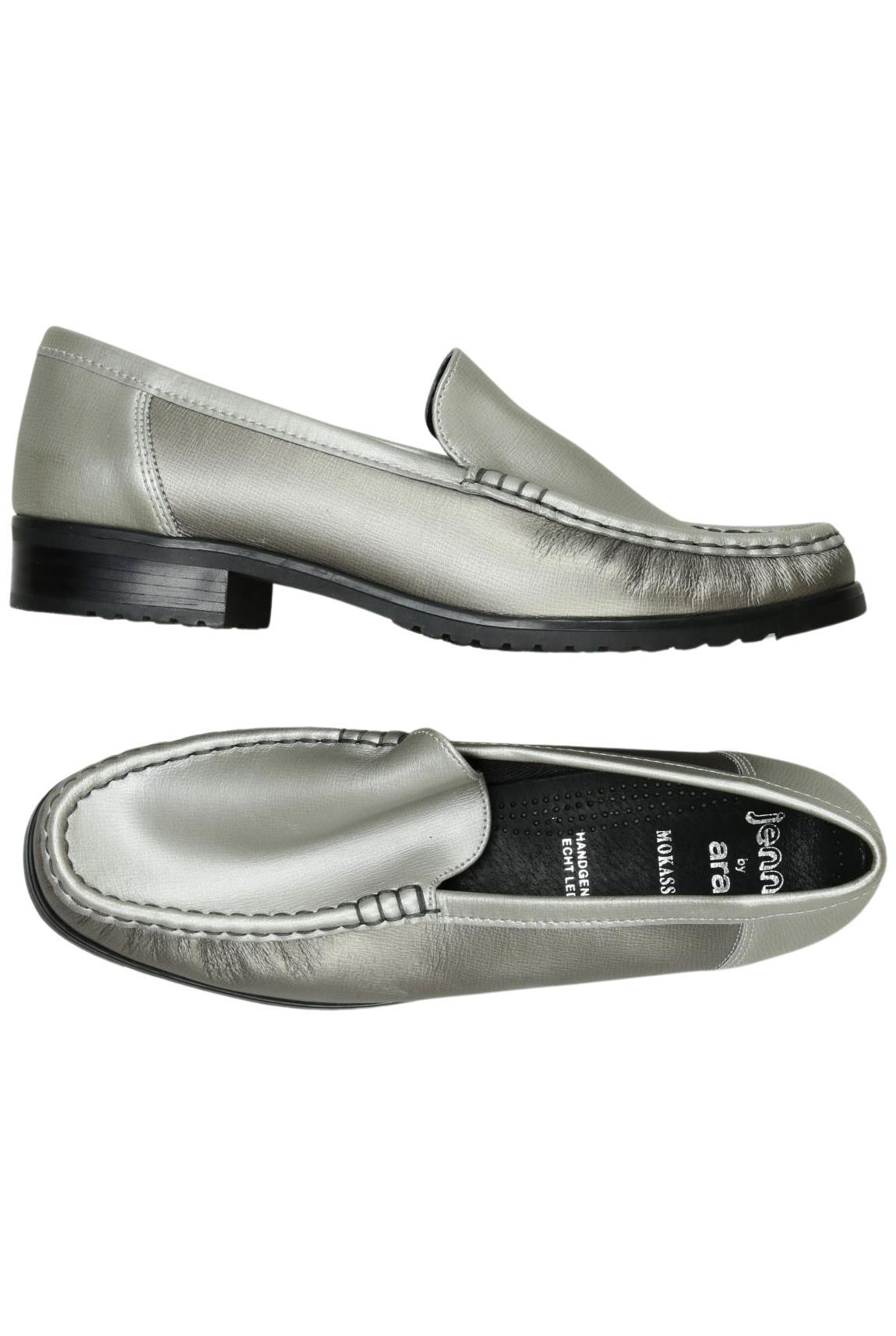 

Ara Damen Halbschuh, silber, Gr. 7.5