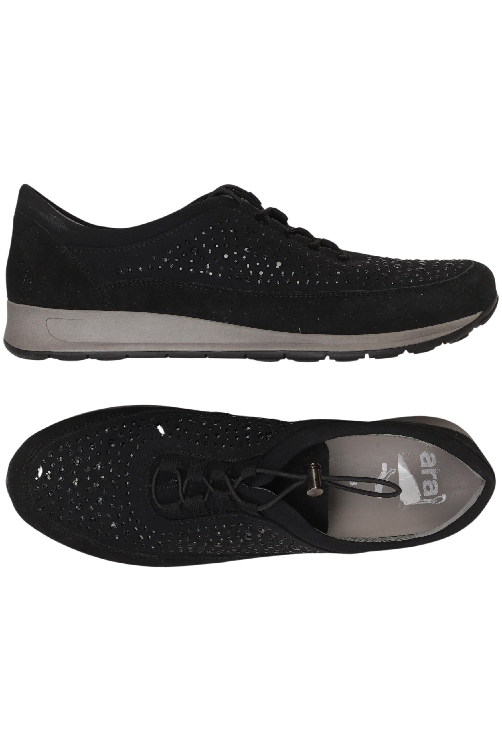 

Ara Damen Halbschuh, schwarz, Gr. 8