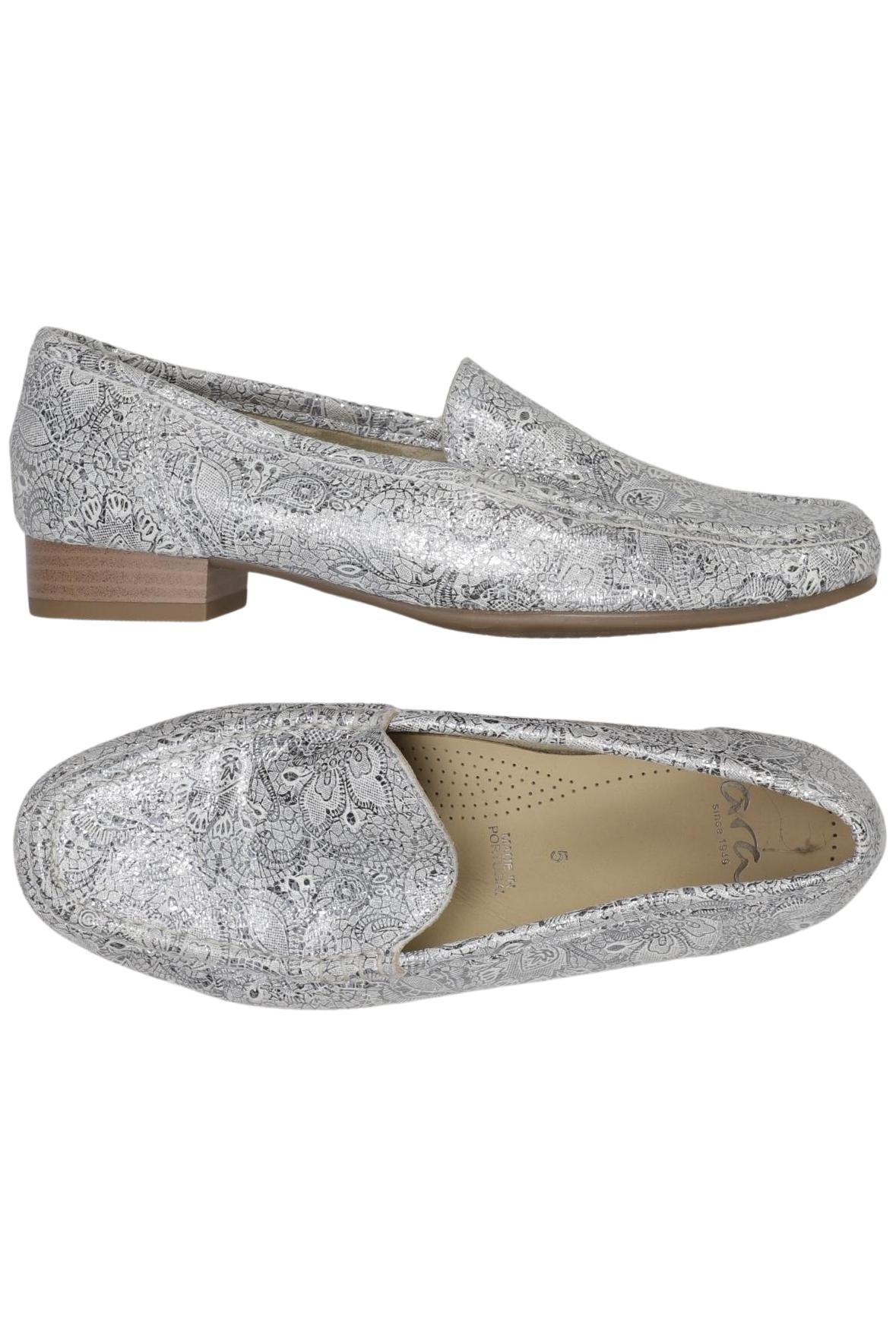 

Ara Damen Halbschuh, silber, Gr. 5