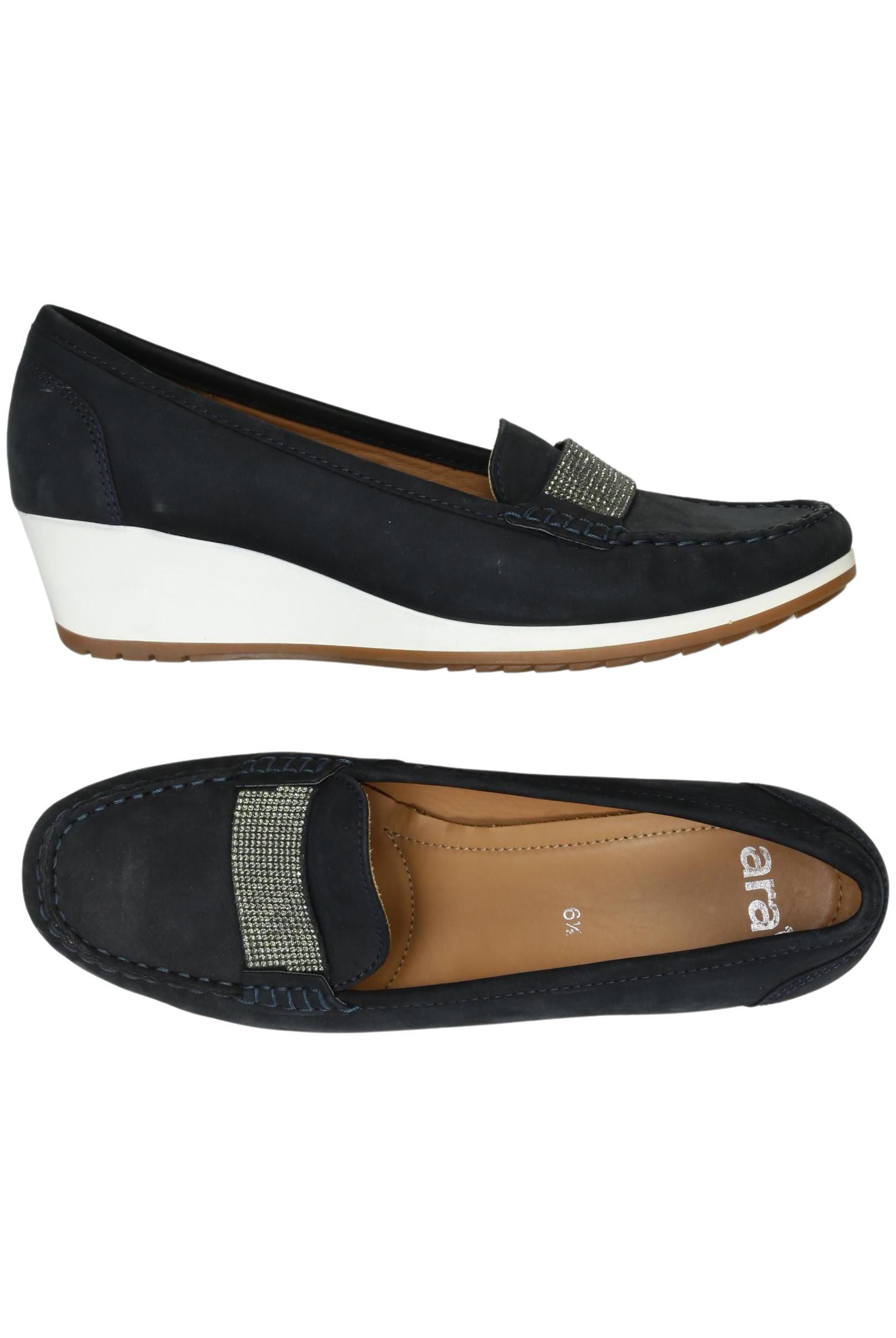 

Ara Damen Halbschuh, marineblau, Gr. 6.5