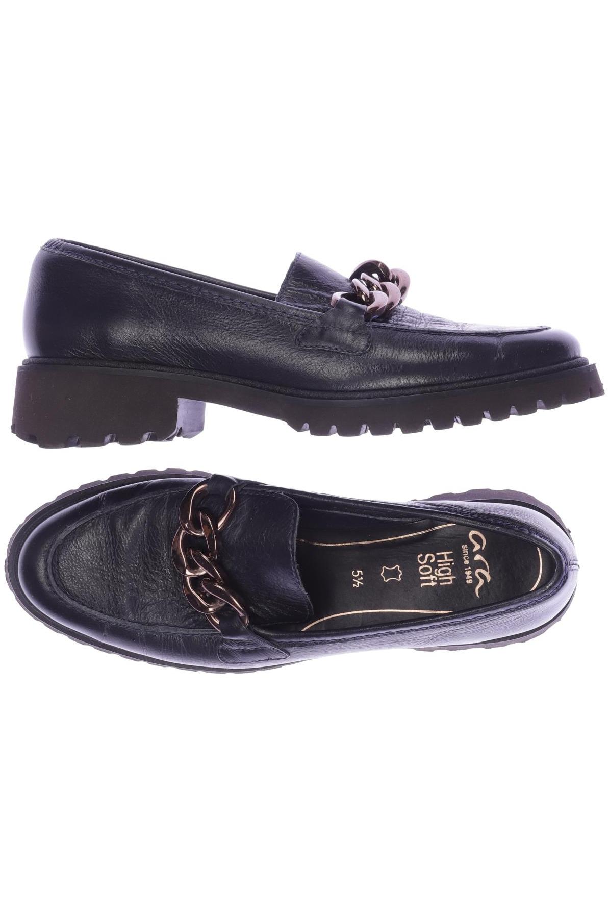 

Ara Damen Halbschuh, marineblau, Gr. 5.5