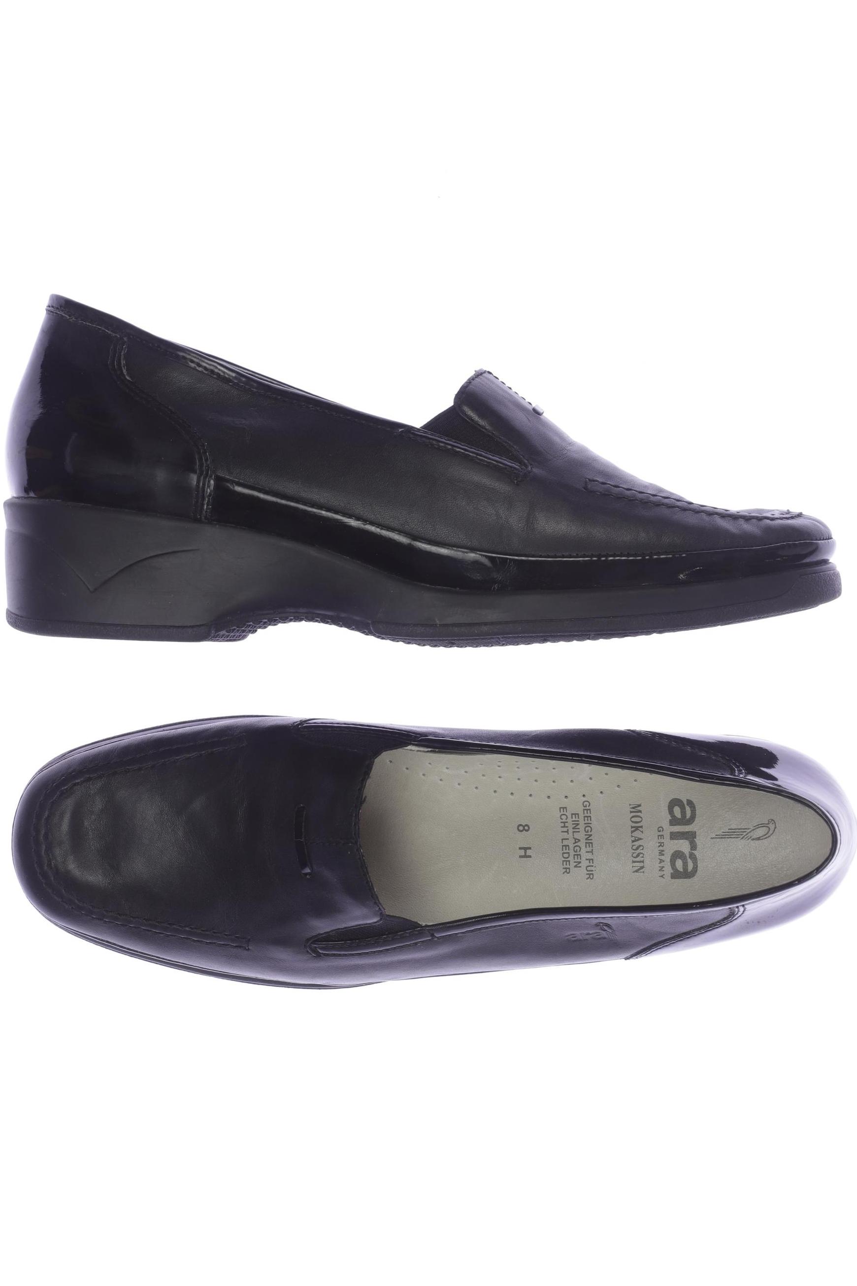 

Ara Damen Halbschuh, schwarz, Gr. 8