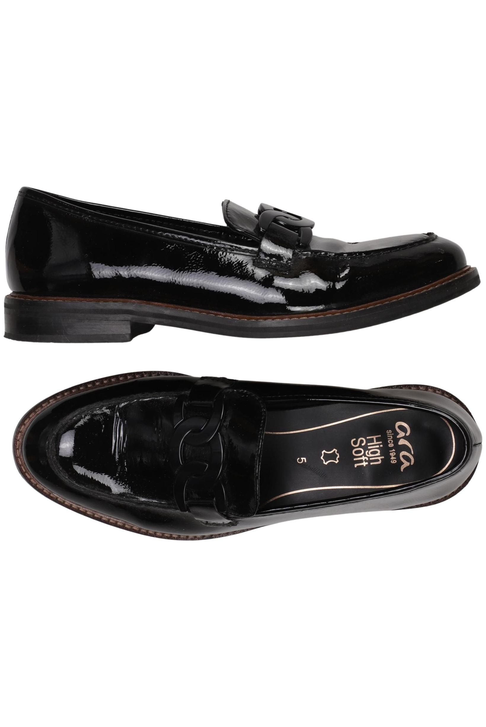 

Ara Damen Halbschuh, schwarz, Gr. 5