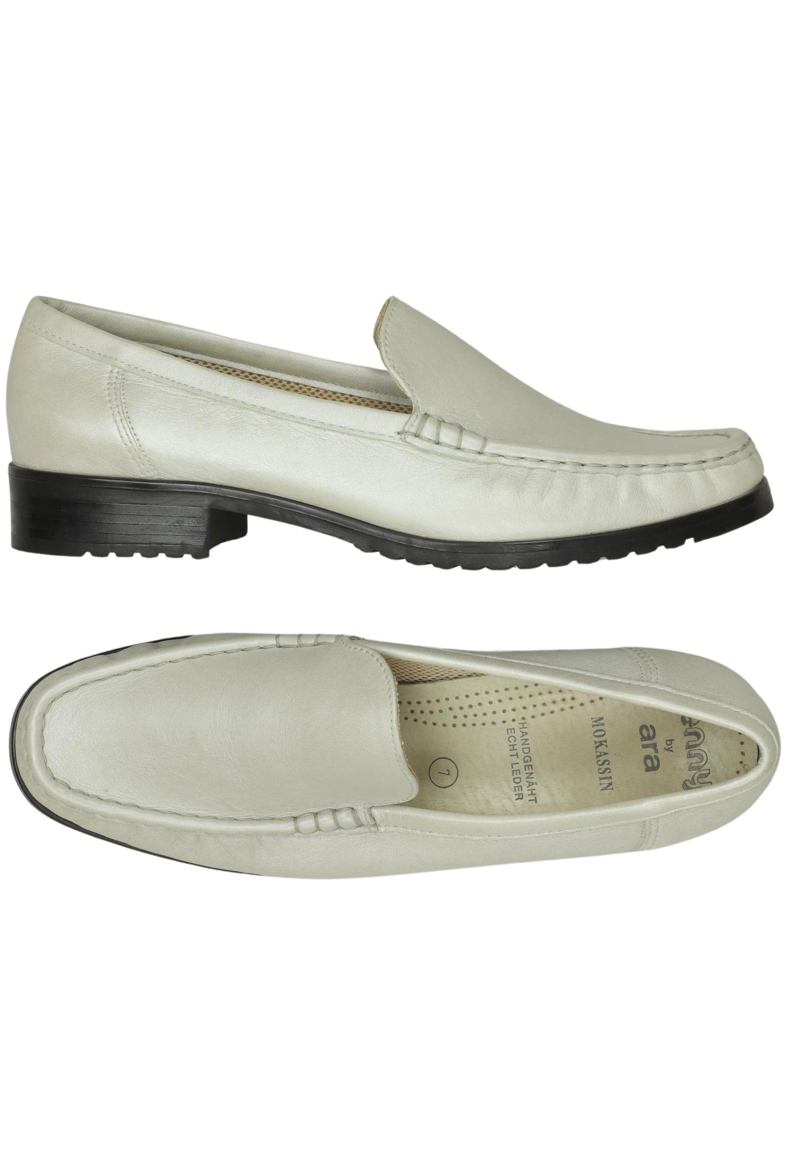 

Ara Damen Halbschuh, cremeweiß, Gr. 7