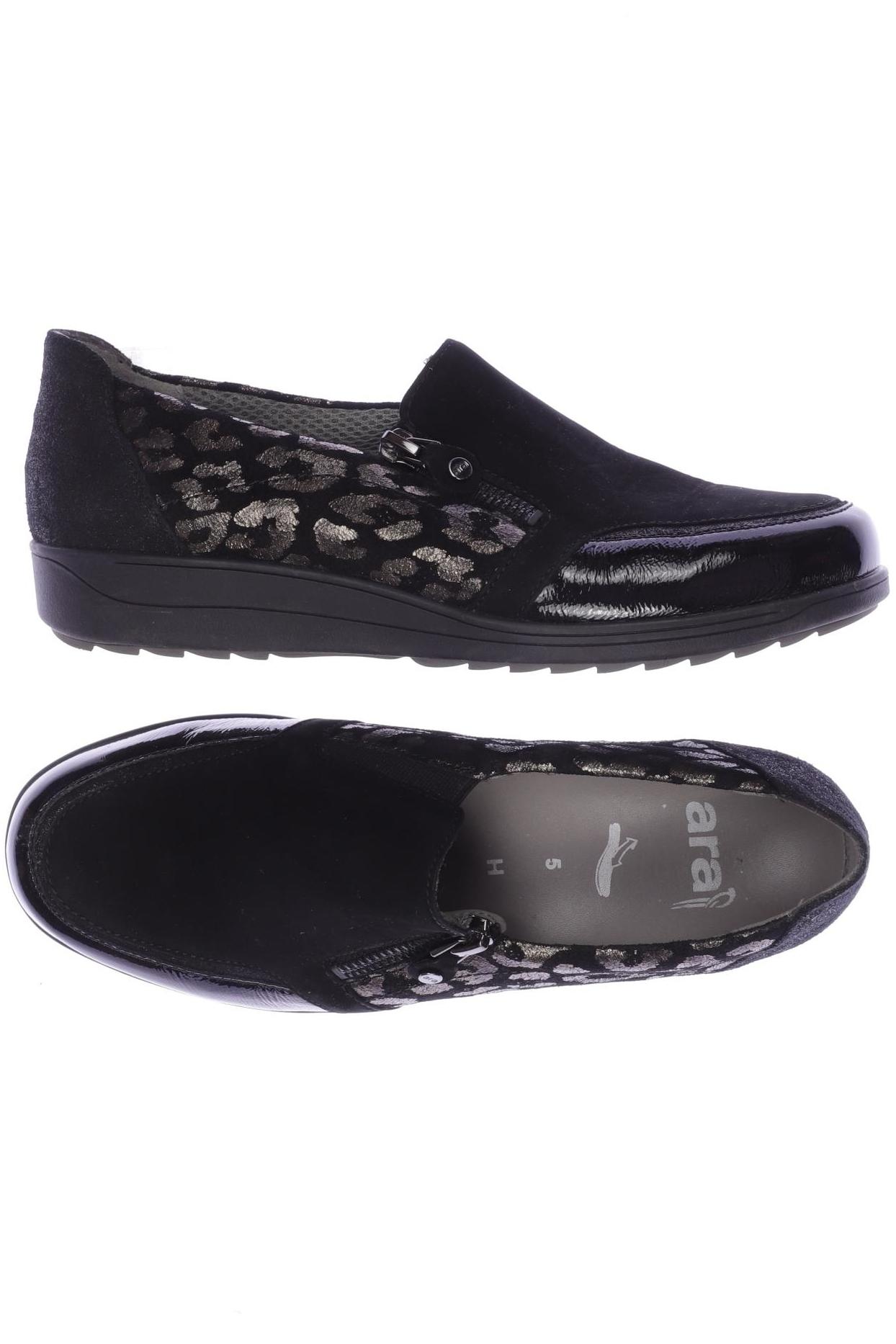 

Ara Damen Halbschuh, schwarz, Gr. 5