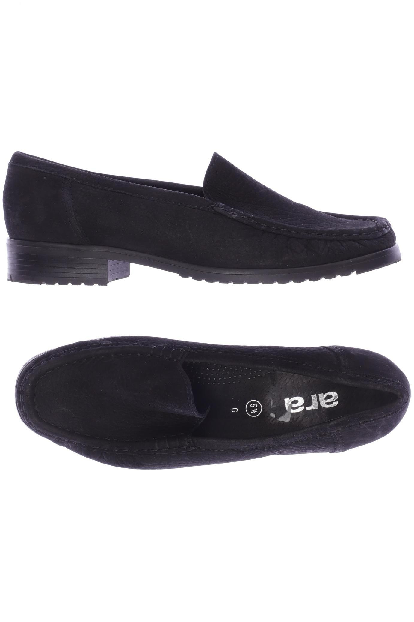 

Ara Damen Halbschuh, schwarz, Gr. 5.5