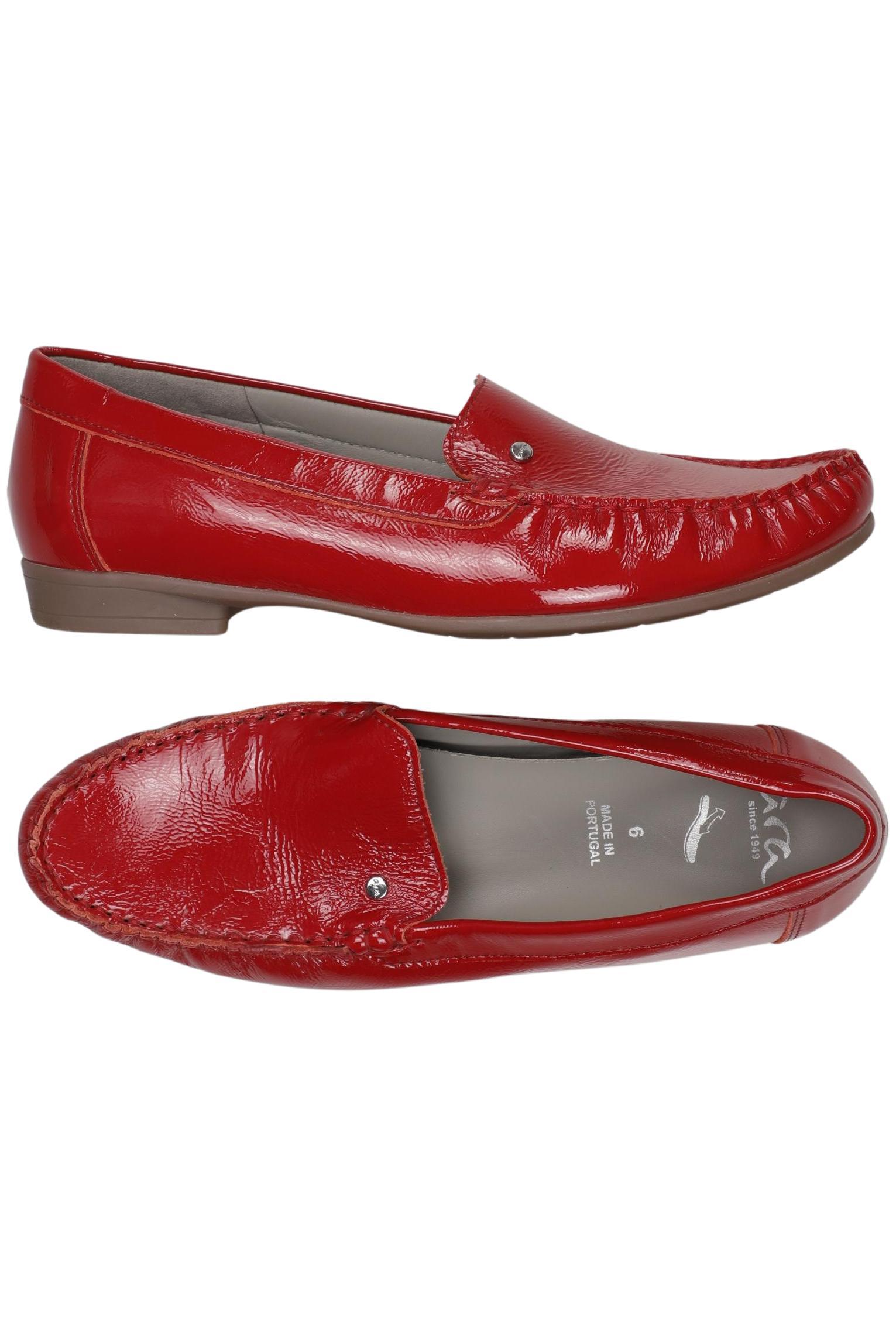 

Ara Damen Halbschuh, rot, Gr. 6