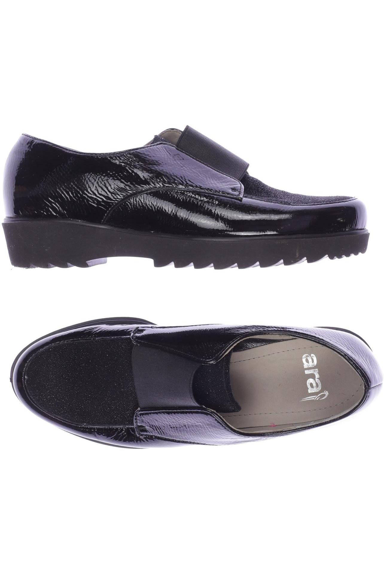 

Ara Damen Halbschuh, schwarz, Gr. 2.5