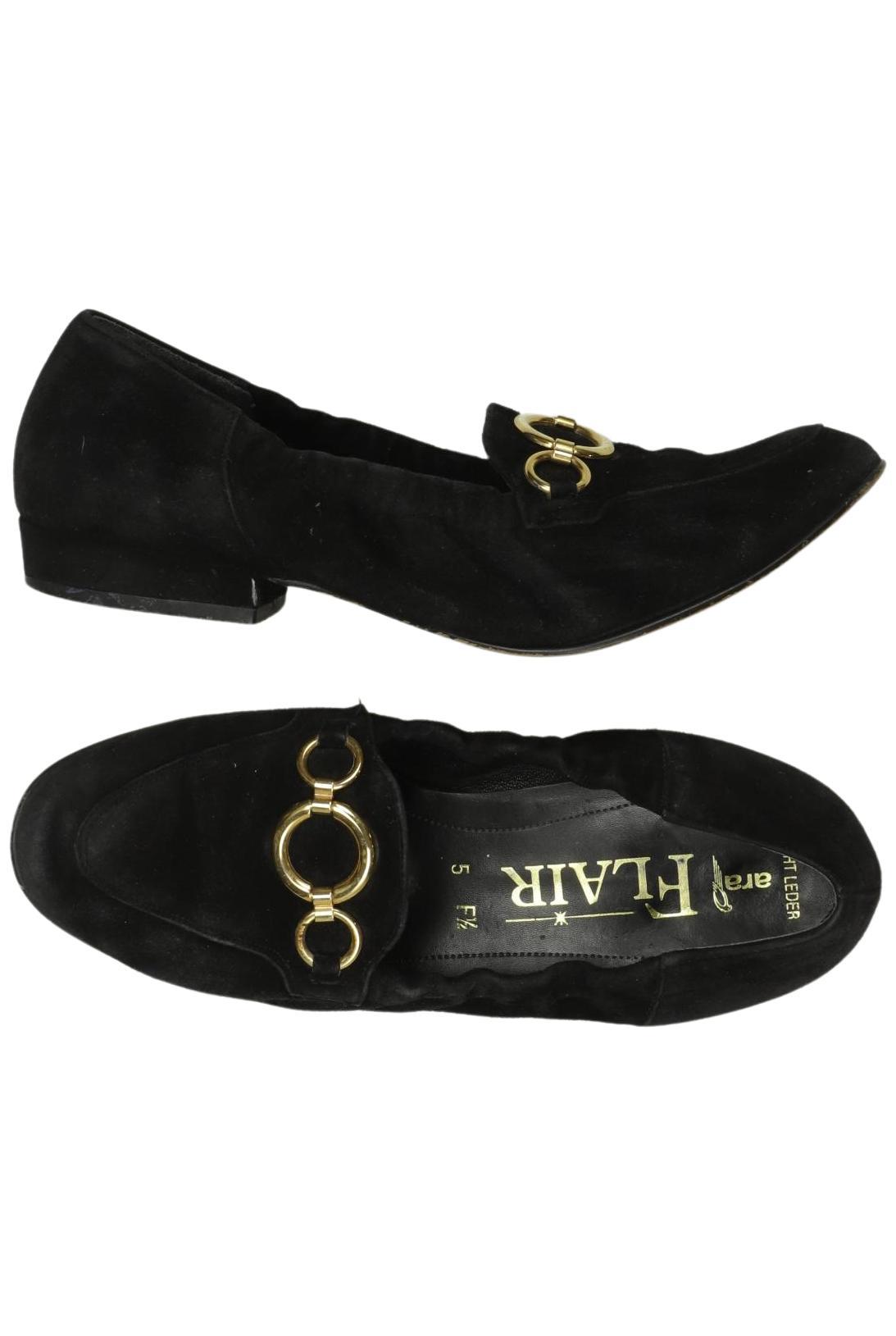 

Ara Damen Halbschuh, schwarz, Gr. 5