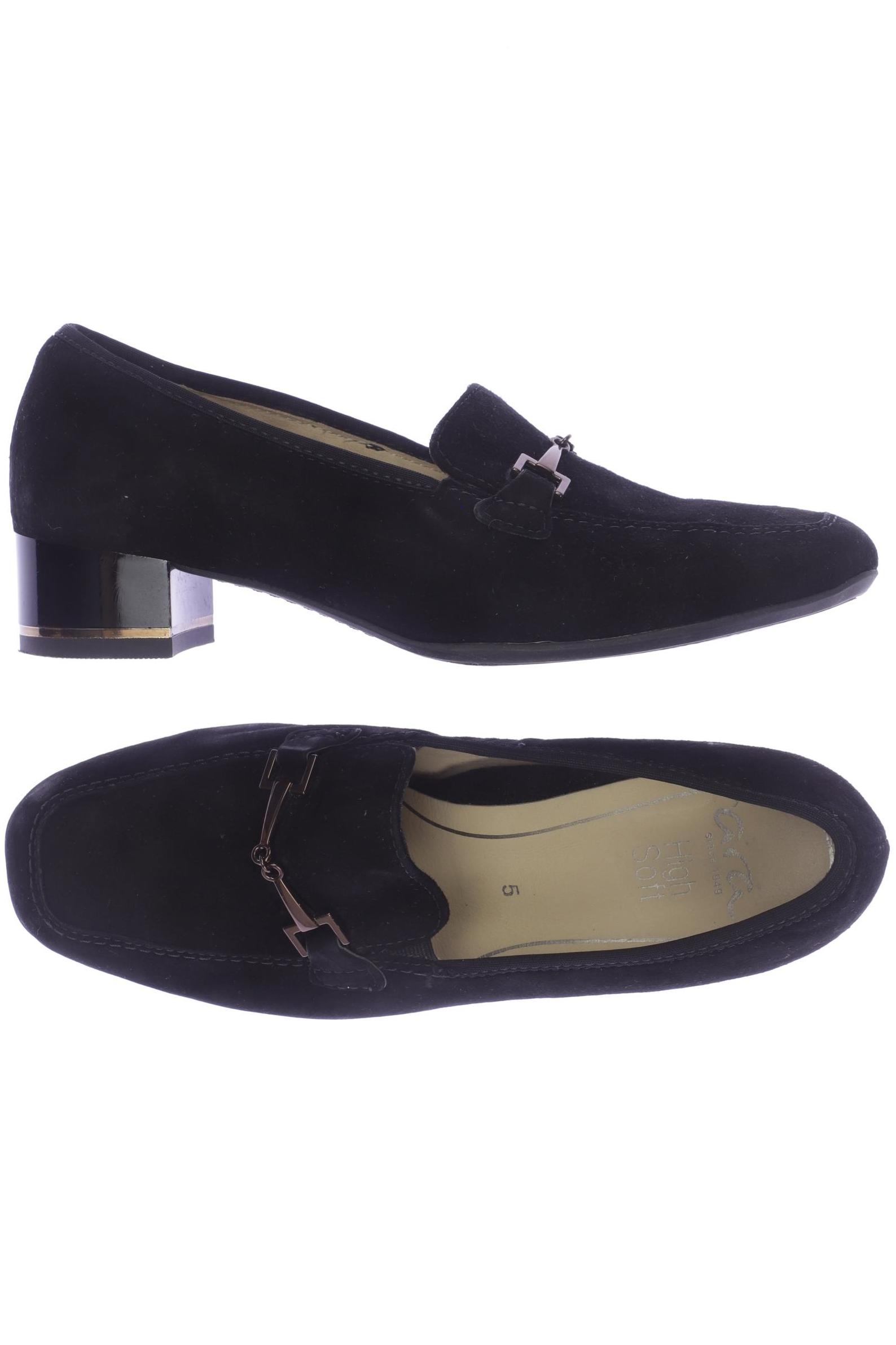 

Ara Damen Halbschuh, schwarz, Gr. 5