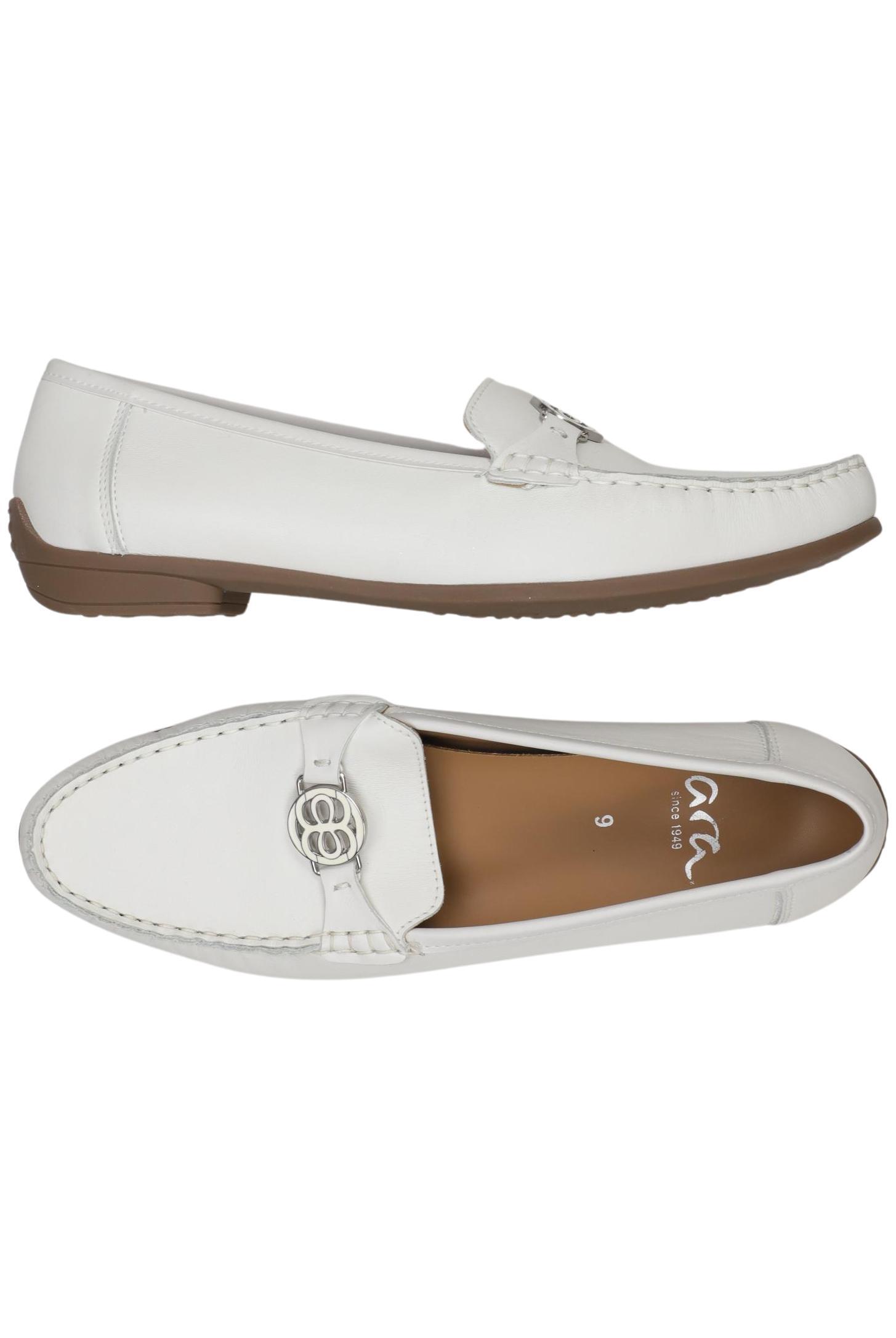 

Ara Damen Halbschuh, cremeweiß, Gr. 9