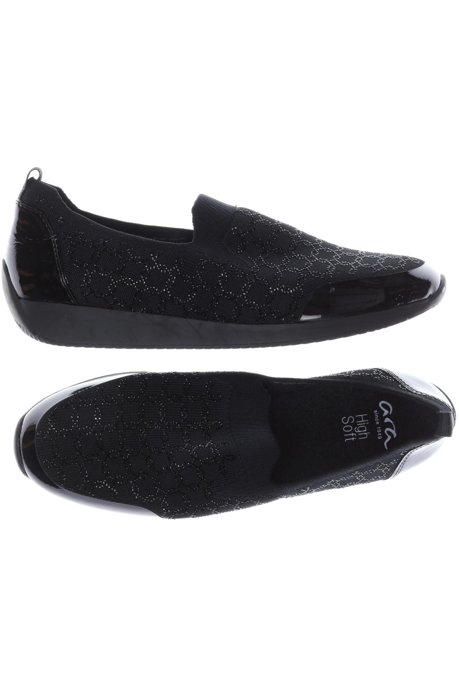 

Ara Damen Halbschuh, schwarz, Gr. 7