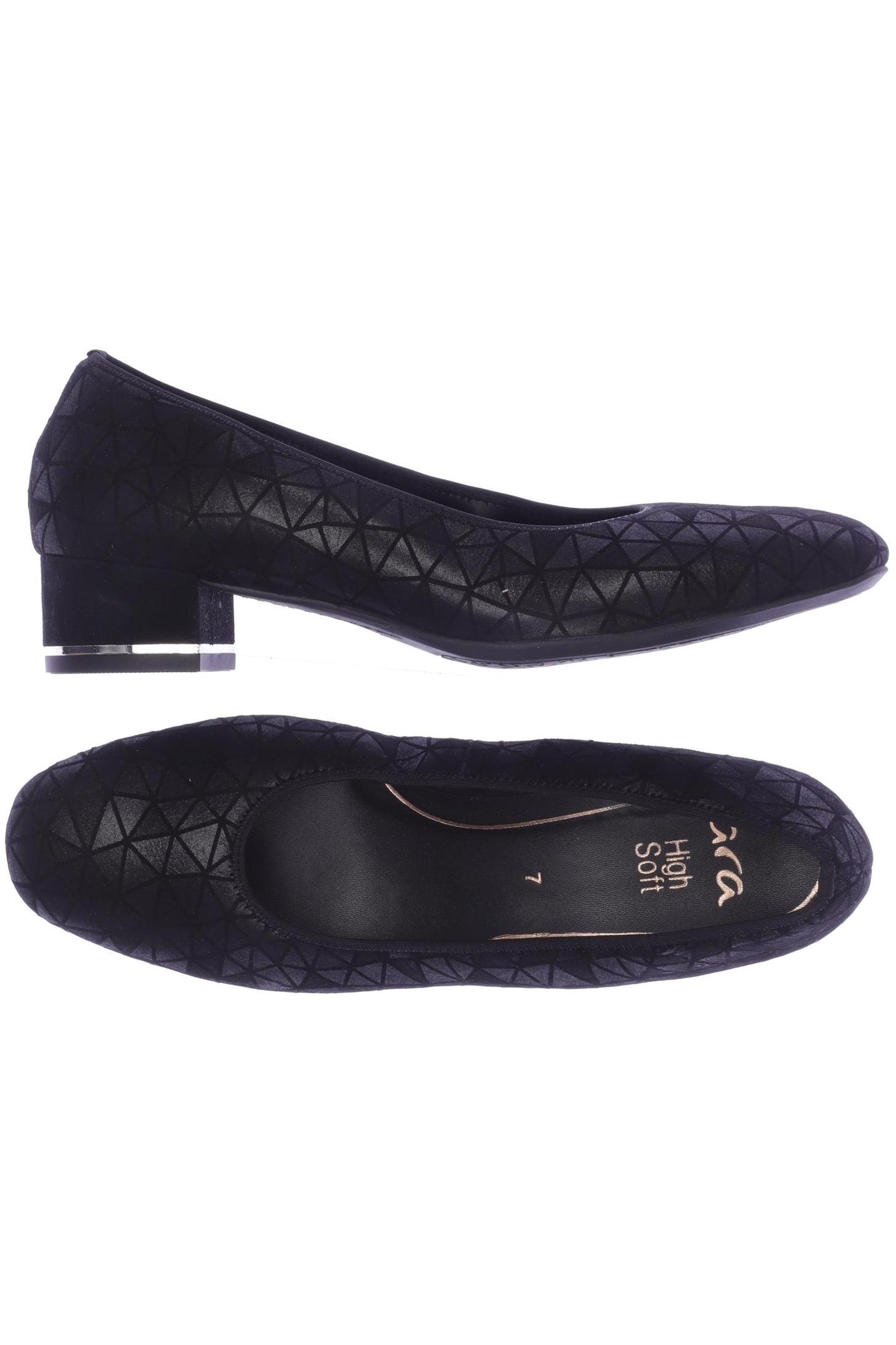 

Ara Damen Halbschuh, schwarz, Gr. 7