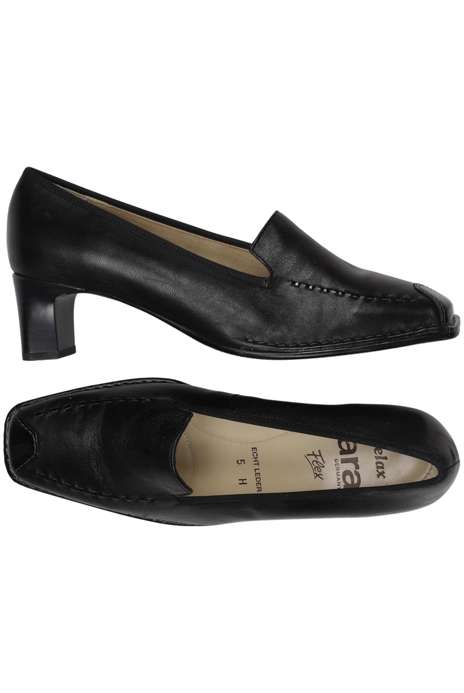 

Ara Damen Halbschuh, schwarz, Gr. 5