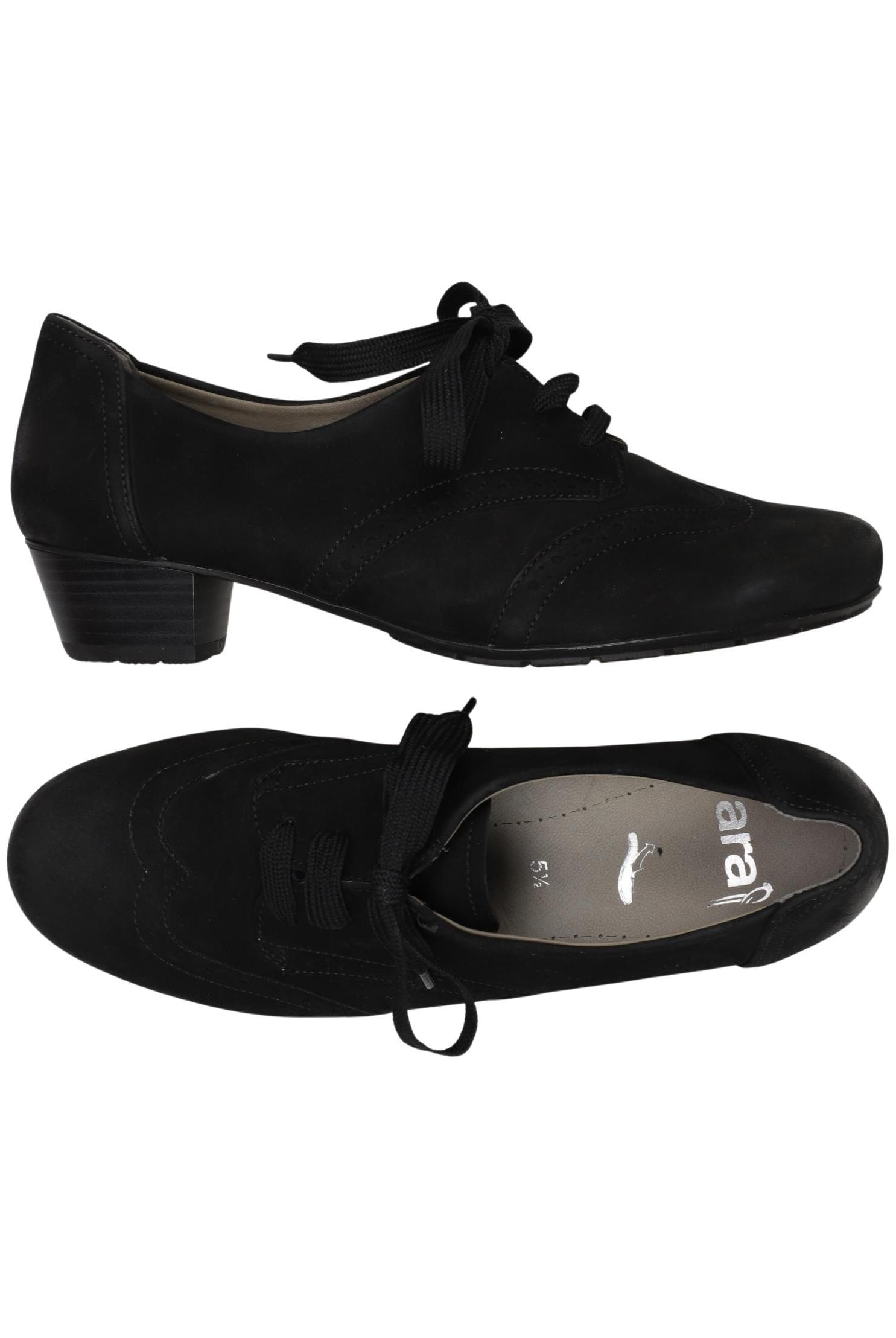 

Ara Damen Halbschuh, schwarz, Gr. 38.5