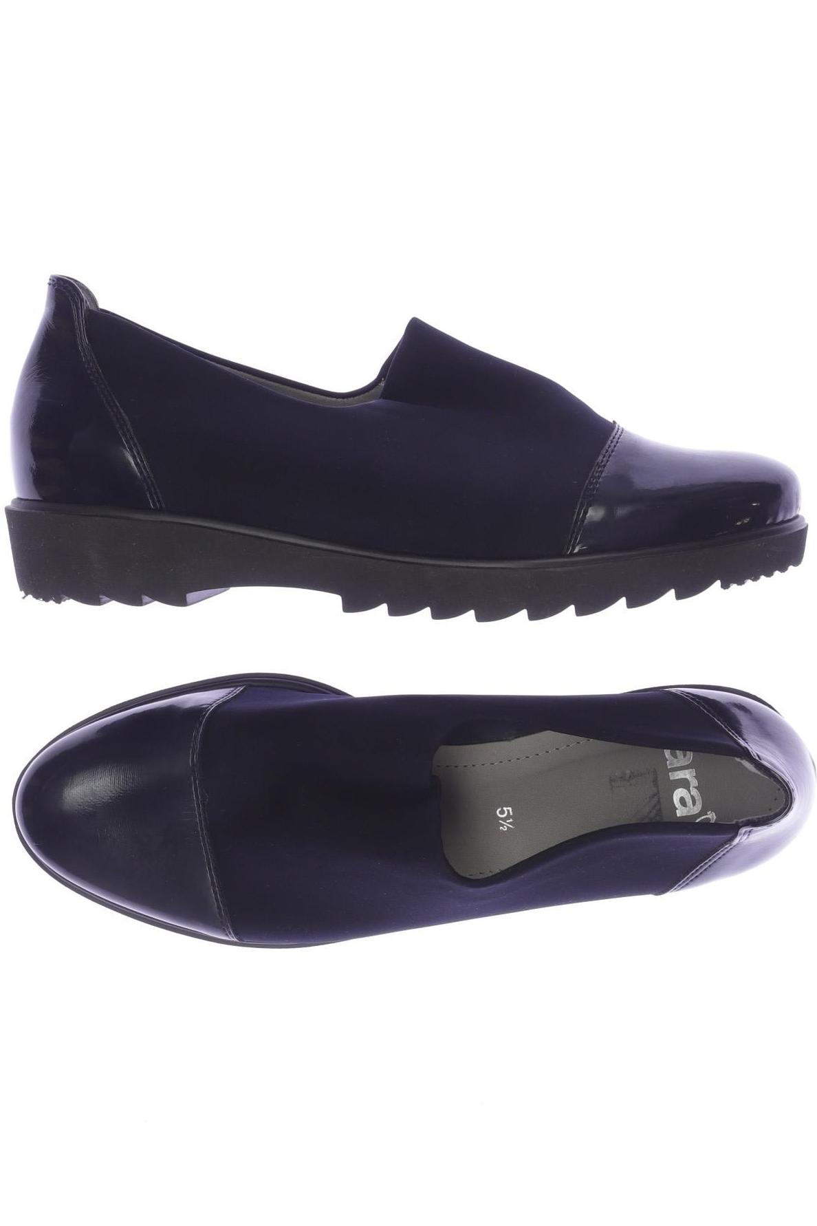 

Ara Damen Halbschuh, marineblau, Gr. 5.5