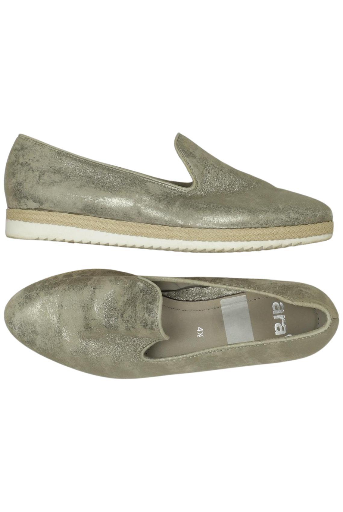 

Ara Damen Halbschuh, silber, Gr. 4.5
