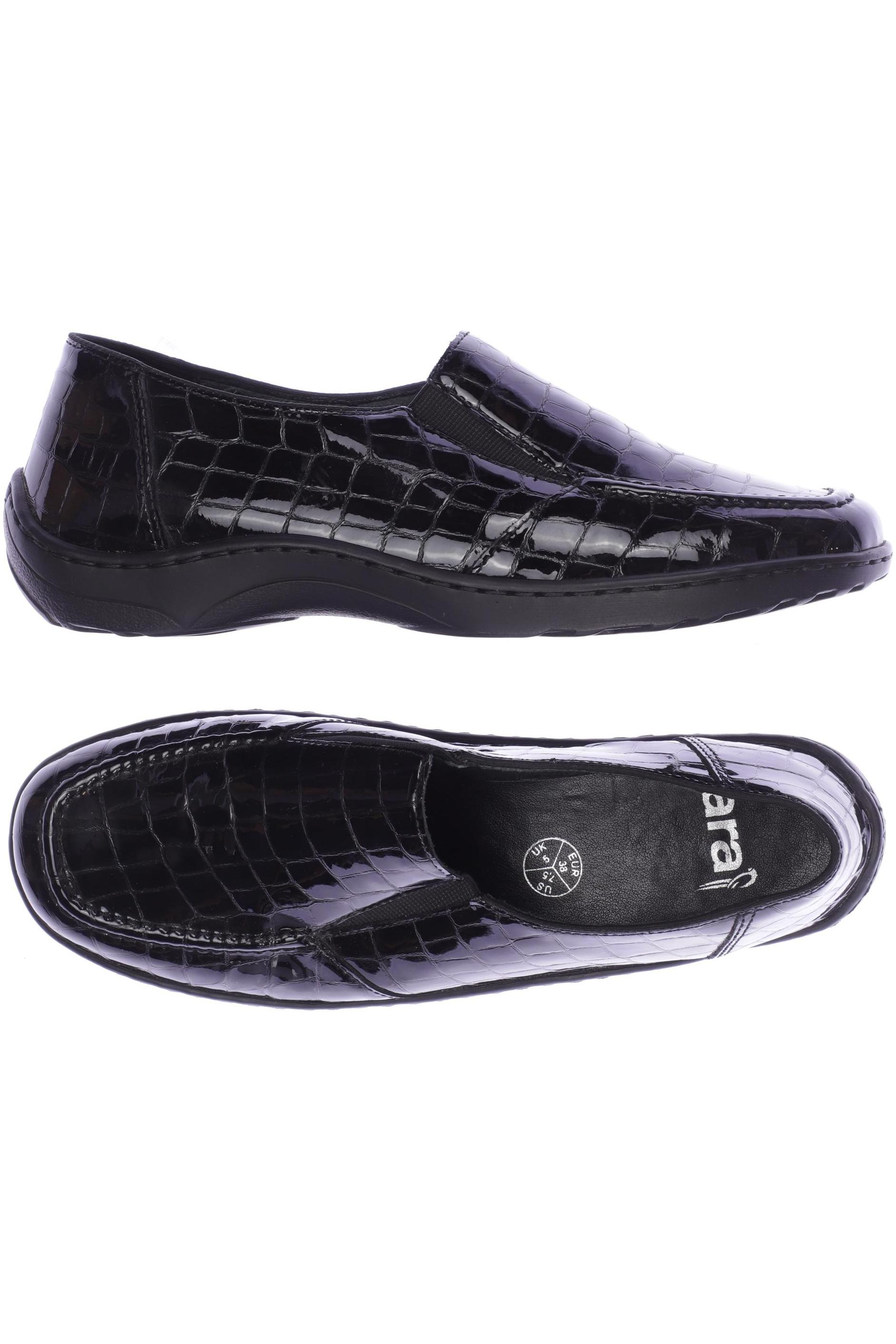 

Ara Damen Halbschuh, schwarz, Gr. 38