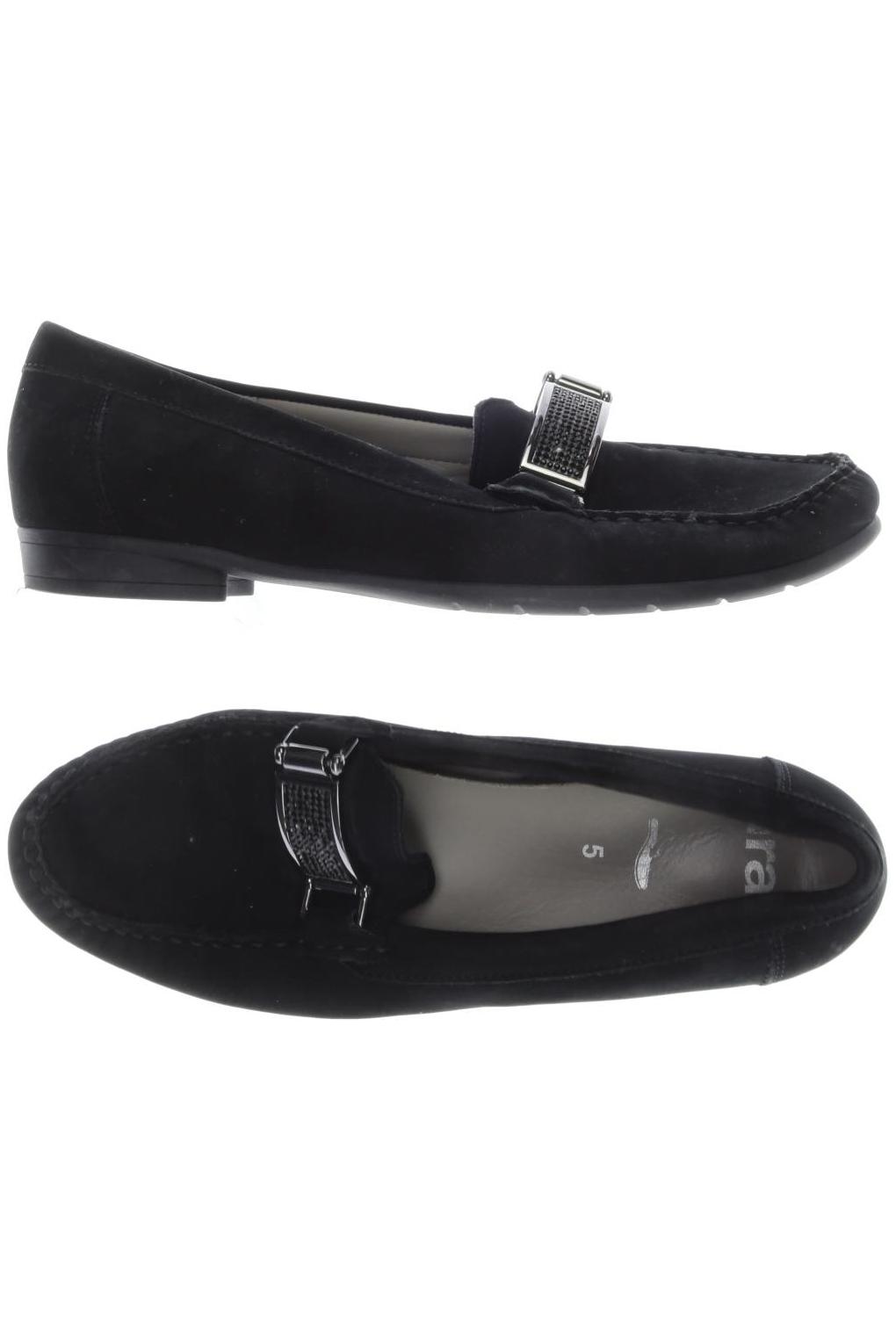

Ara Damen Halbschuh, schwarz, Gr. 5