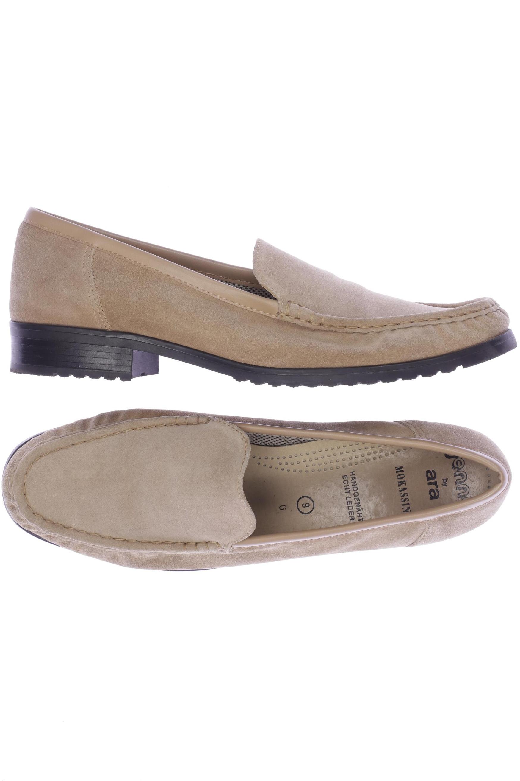 

Ara Damen Halbschuh, beige, Gr. 9