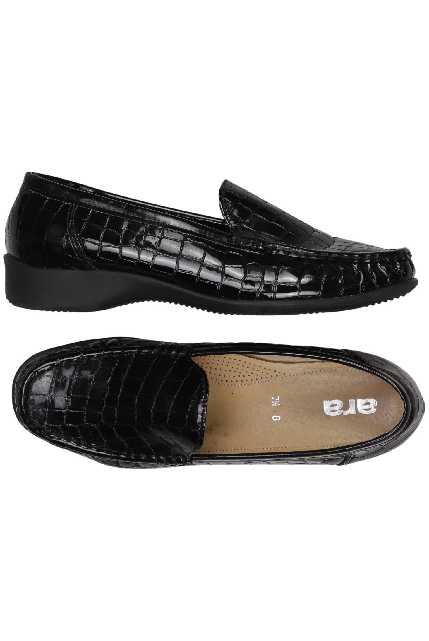 

Ara Damen Halbschuh, schwarz, Gr. 7.5