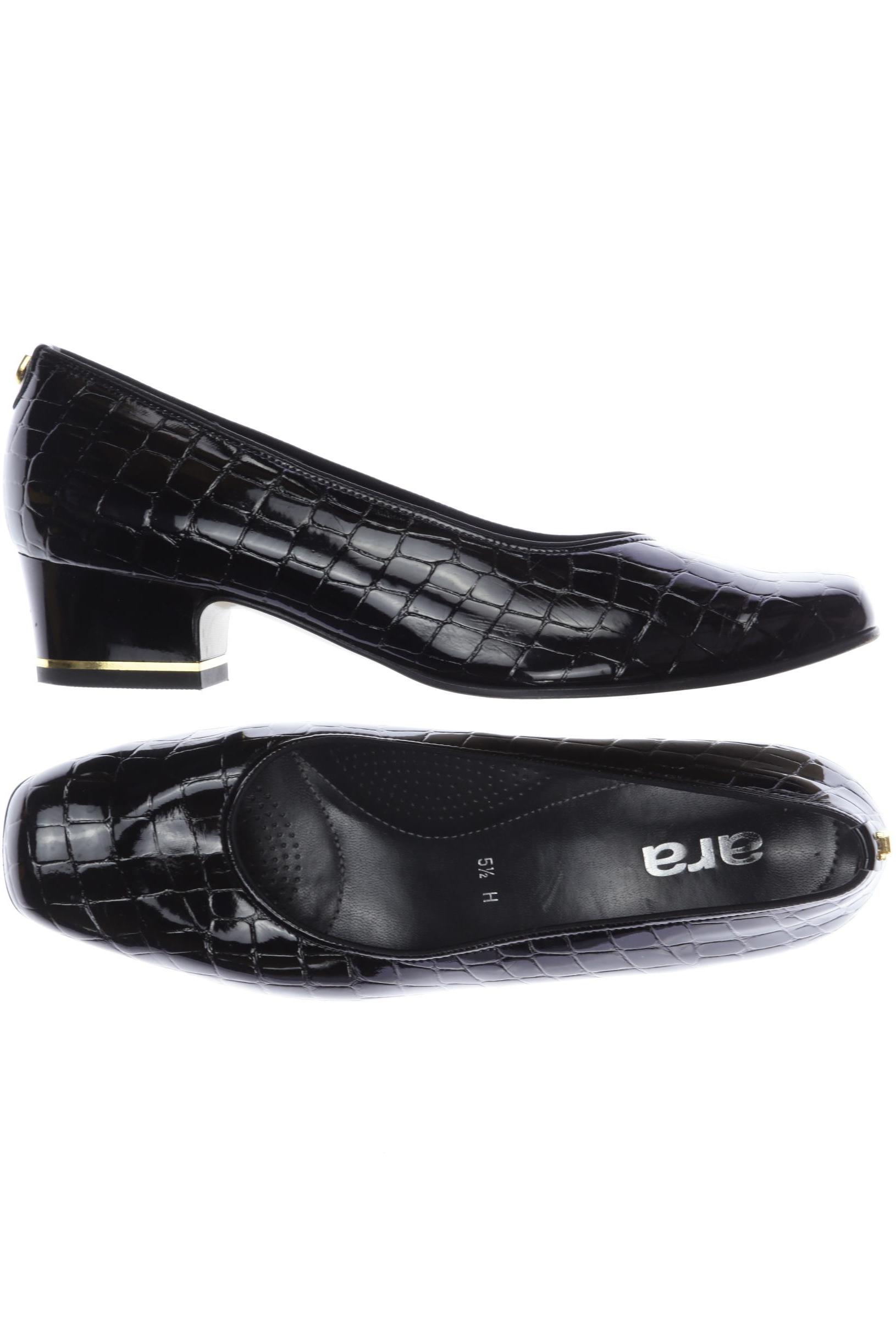 

Ara Damen Halbschuh, schwarz, Gr. 5.5
