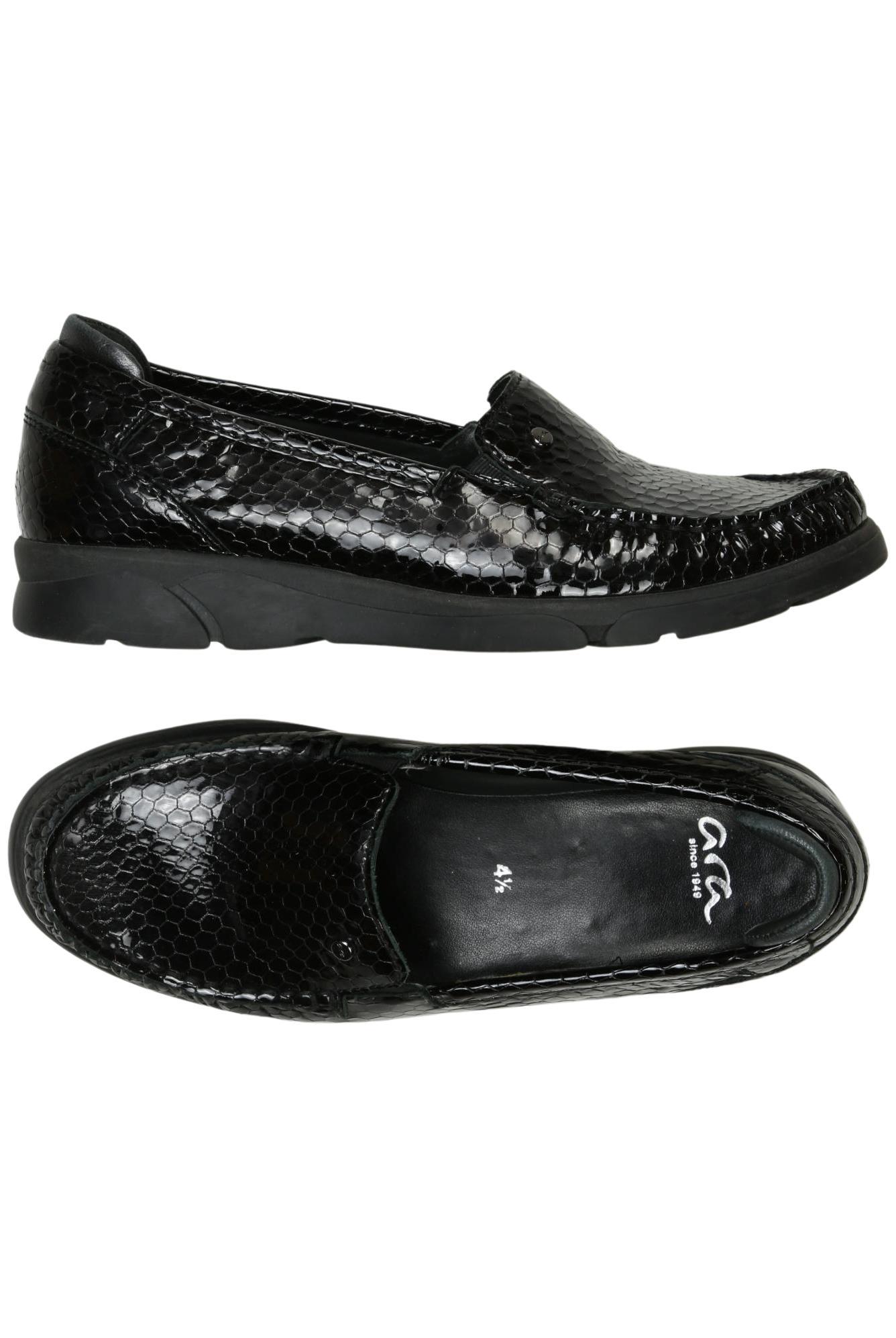 

Ara Damen Halbschuh, schwarz, Gr. 4.5