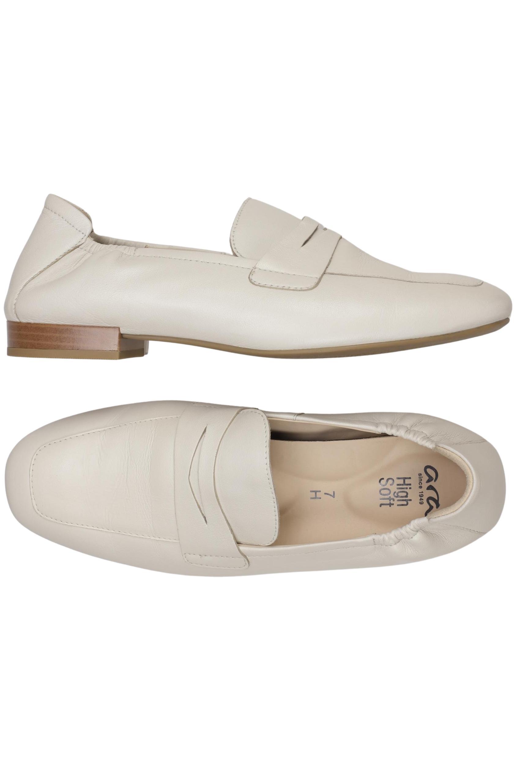 

Ara Damen Halbschuh, cremeweiß, Gr. 7