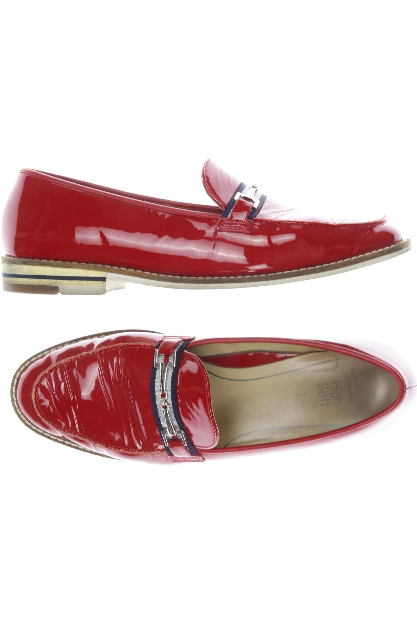 

Ara Damen Halbschuh, rot, Gr. 7.5