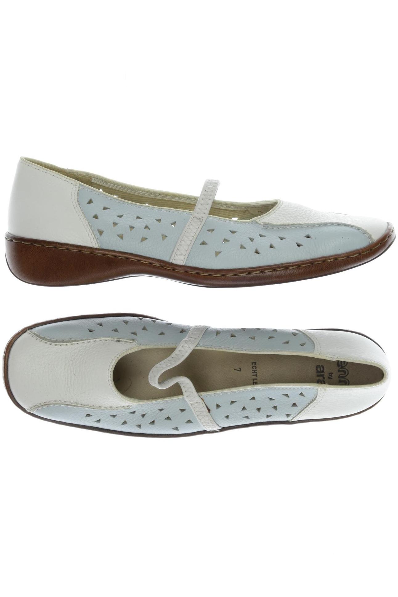 

Ara Damen Halbschuh, hellblau, Gr. 7