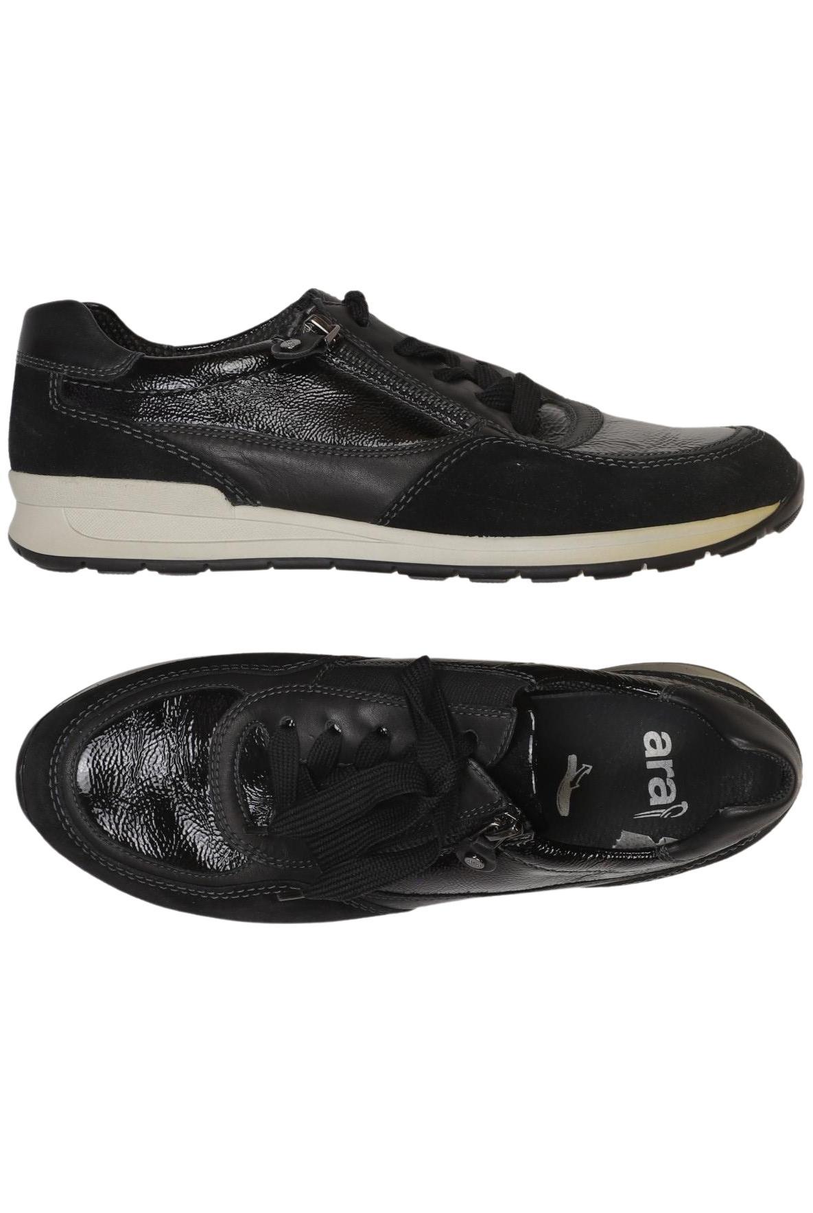 

Ara Damen Halbschuh, schwarz, Gr. 5.5