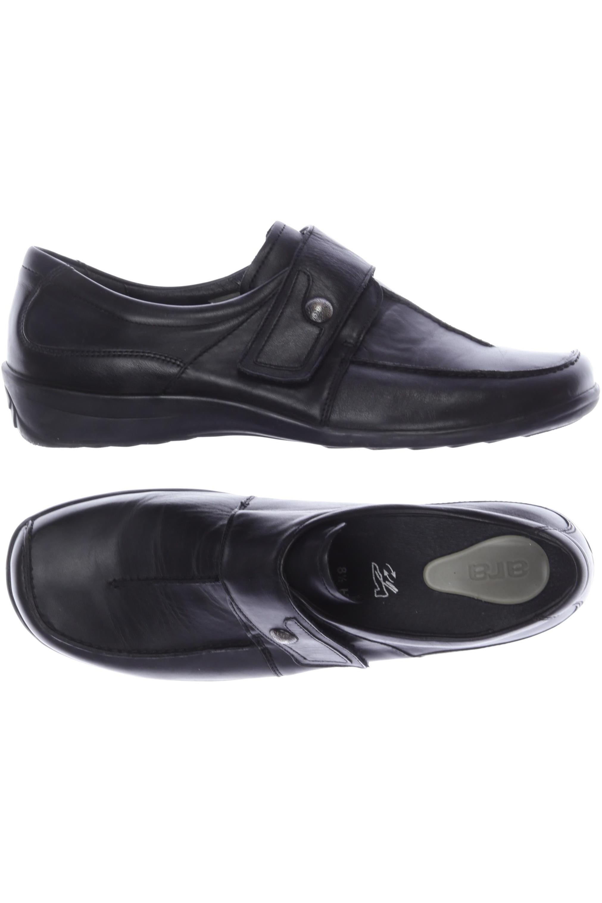 

Ara Damen Halbschuh, schwarz, Gr. 8.5