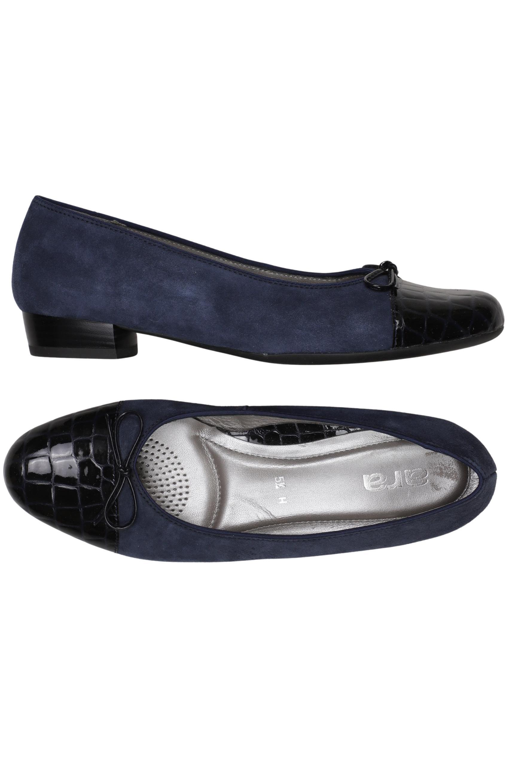 

Ara Damen Halbschuh, marineblau, Gr. 5.5