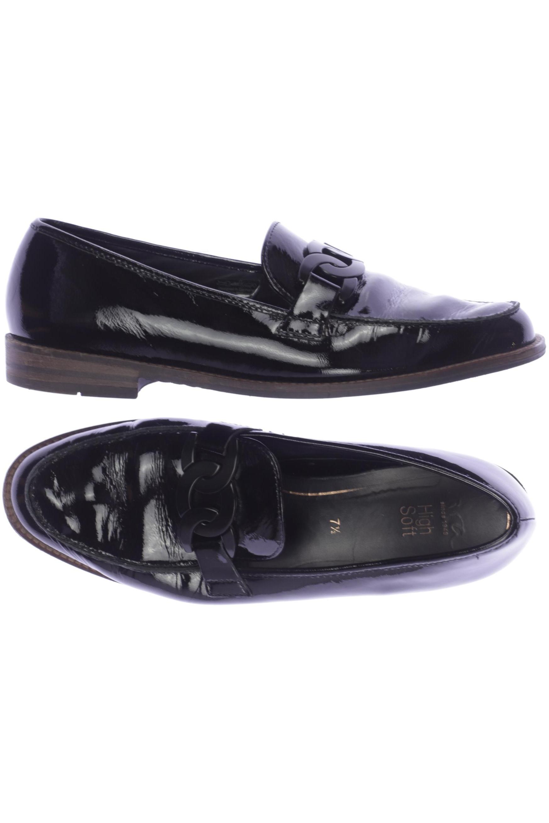 

Ara Damen Halbschuh, schwarz, Gr. 7.5