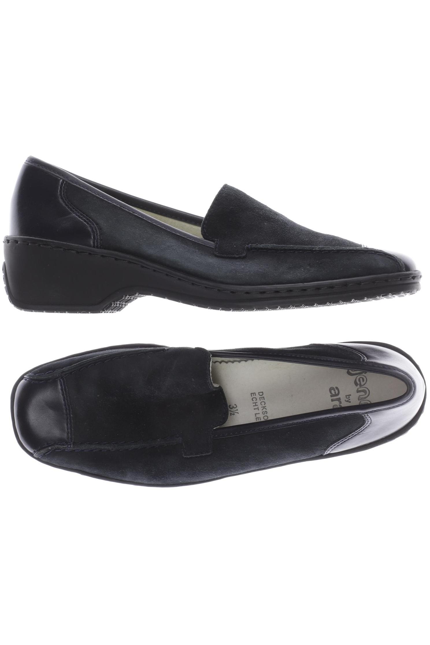 

Ara Damen Halbschuh, marineblau, Gr. 3.5