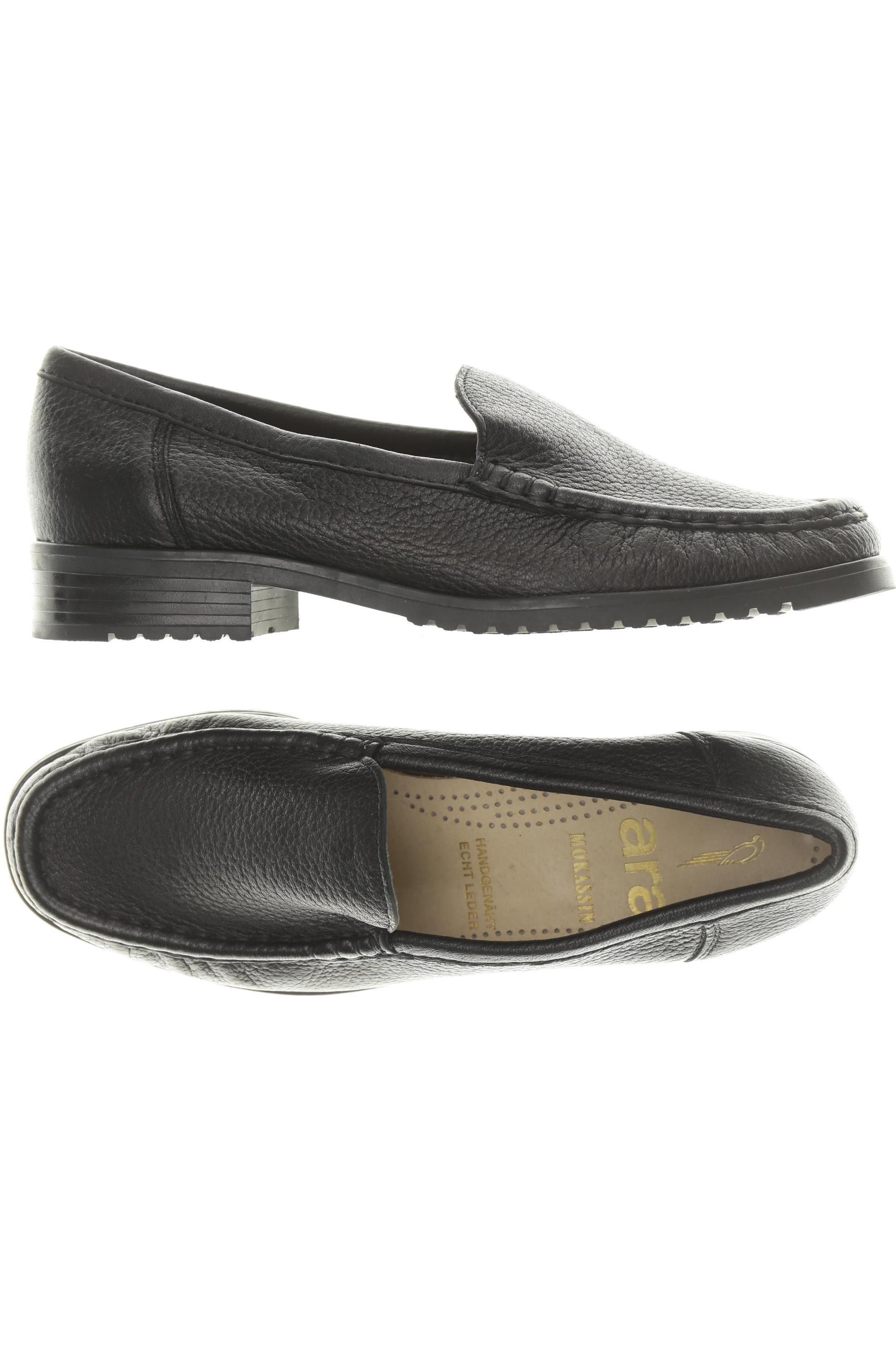 

Ara Damen Halbschuh, schwarz, Gr. 4.5