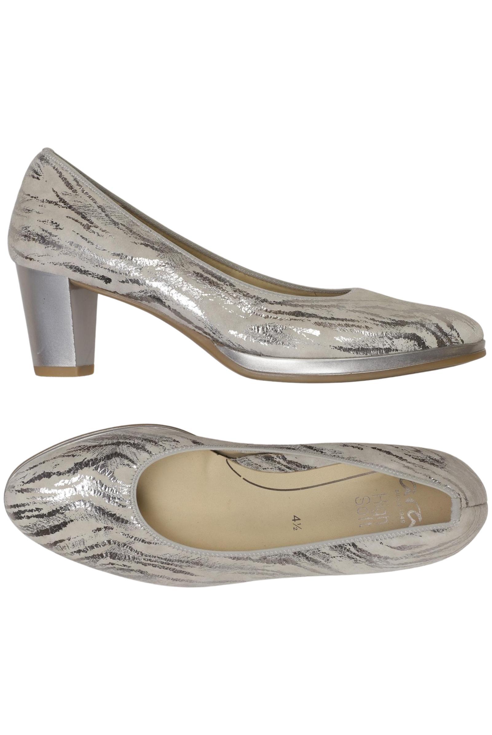 

Ara Damen Pumps, silber, Gr. 4.5
