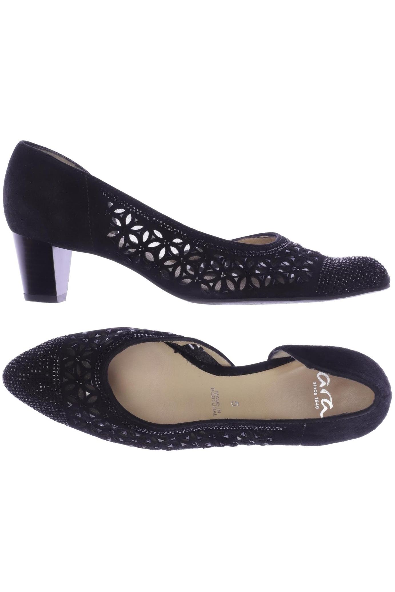 

Ara Damen Pumps, schwarz, Gr. 5
