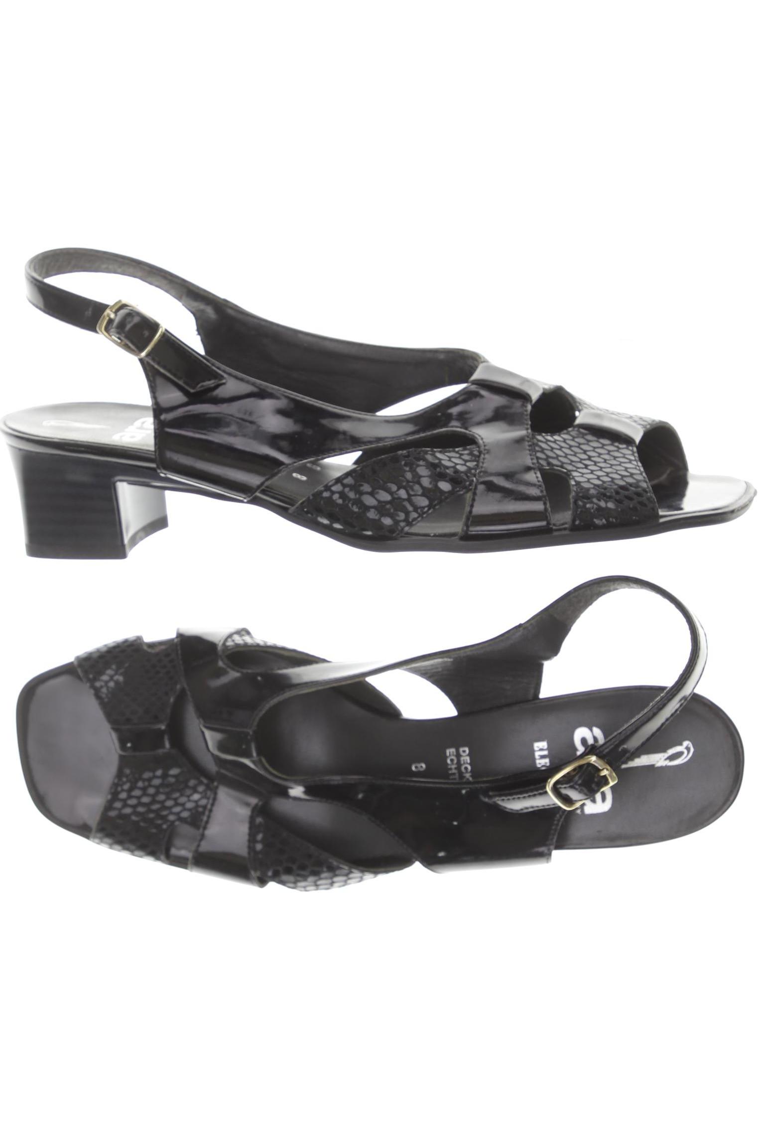 

Ara Damen Sandale, schwarz, Gr. 8