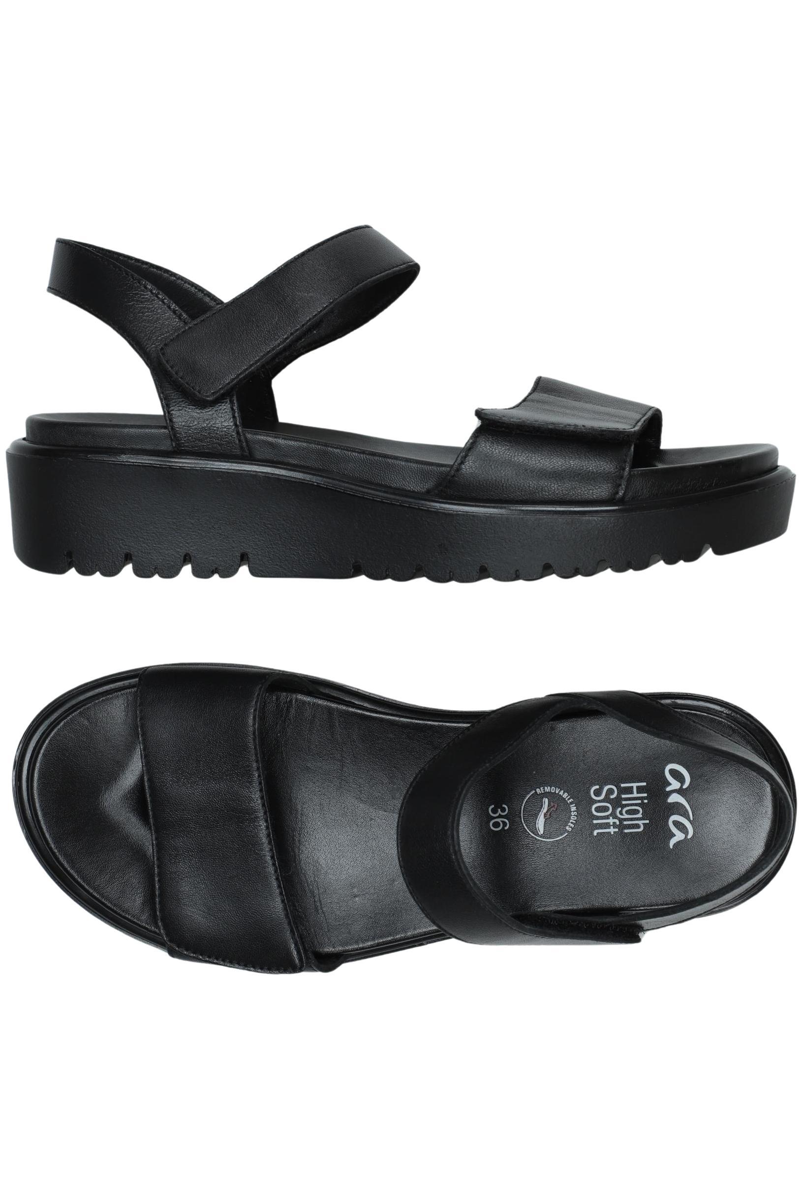 

Ara Damen Sandale, schwarz, Gr. 36