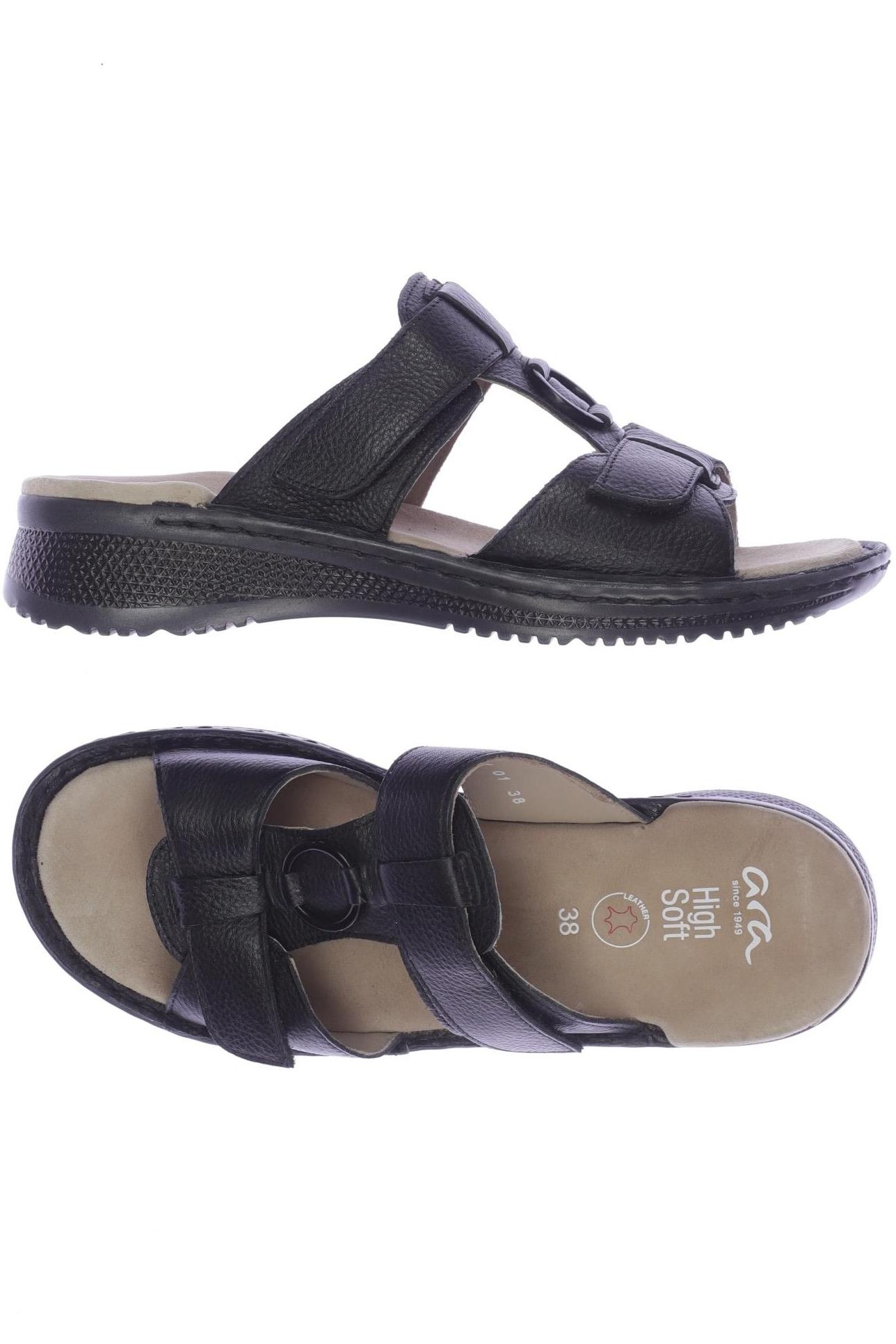 

Ara Damen Sandale, schwarz, Gr. 38