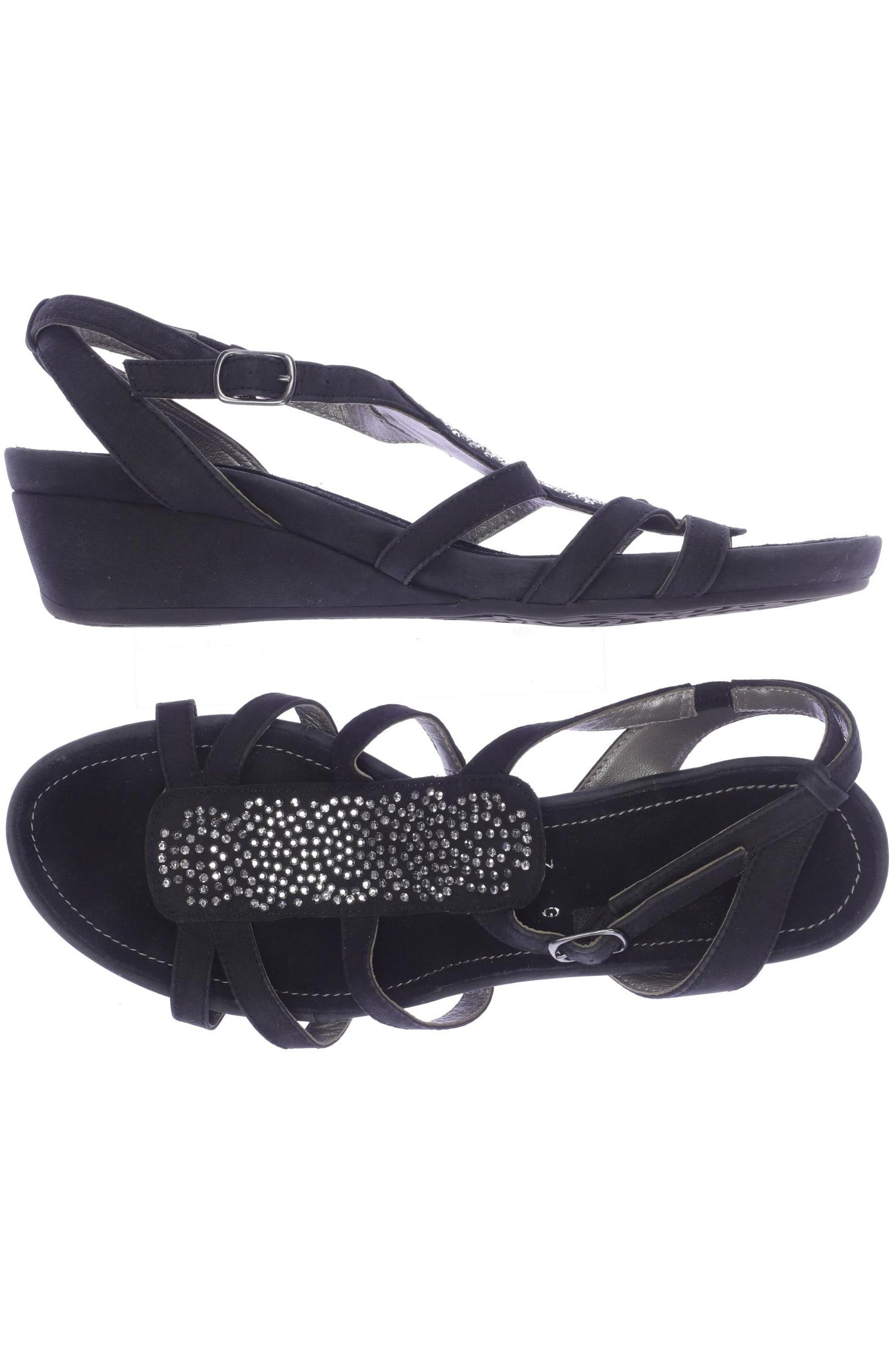 

Ara Damen Sandale, schwarz, Gr. 7