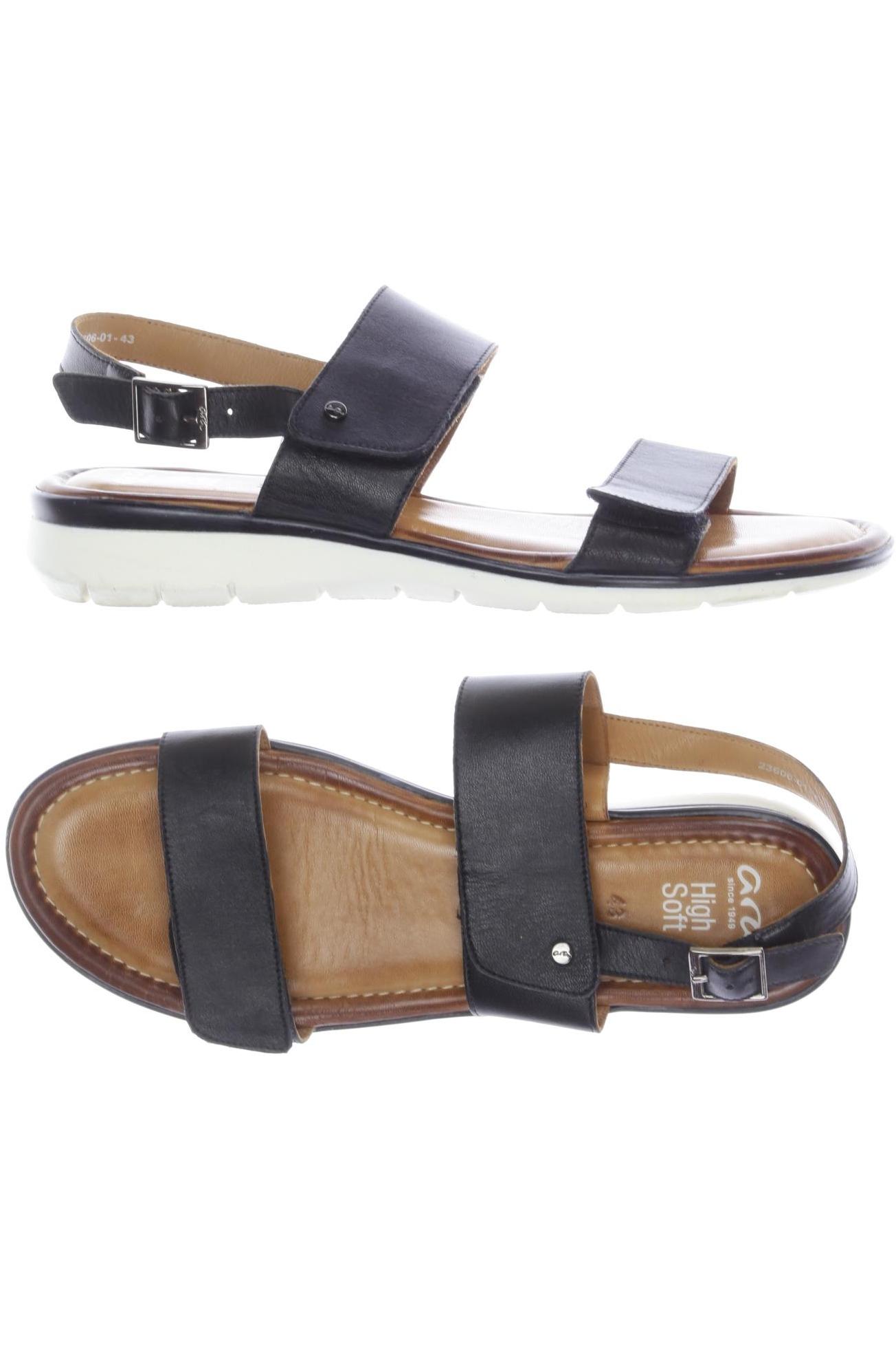 

Ara Damen Sandale, schwarz, Gr. 43