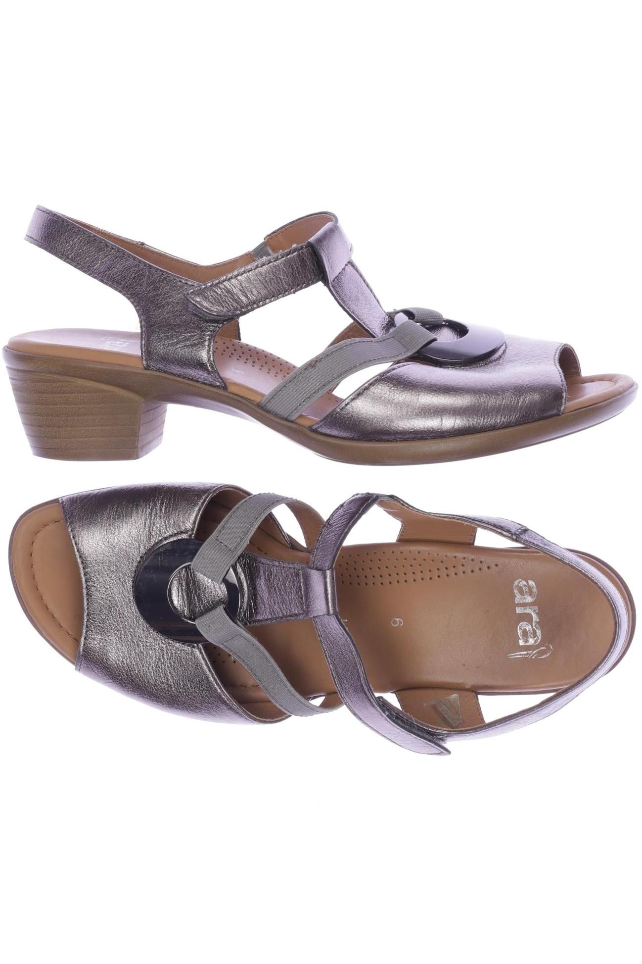 

Ara Damen Sandale, silber, Gr. 39