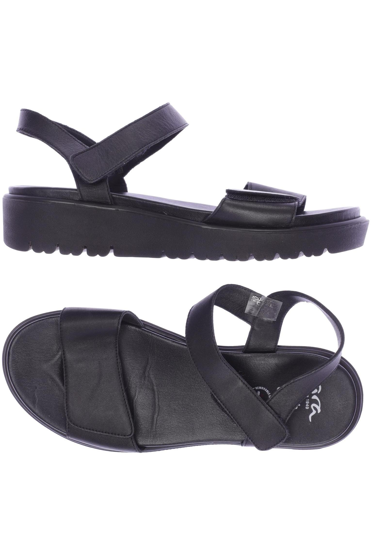 

Ara Damen Sandale, schwarz, Gr. 39